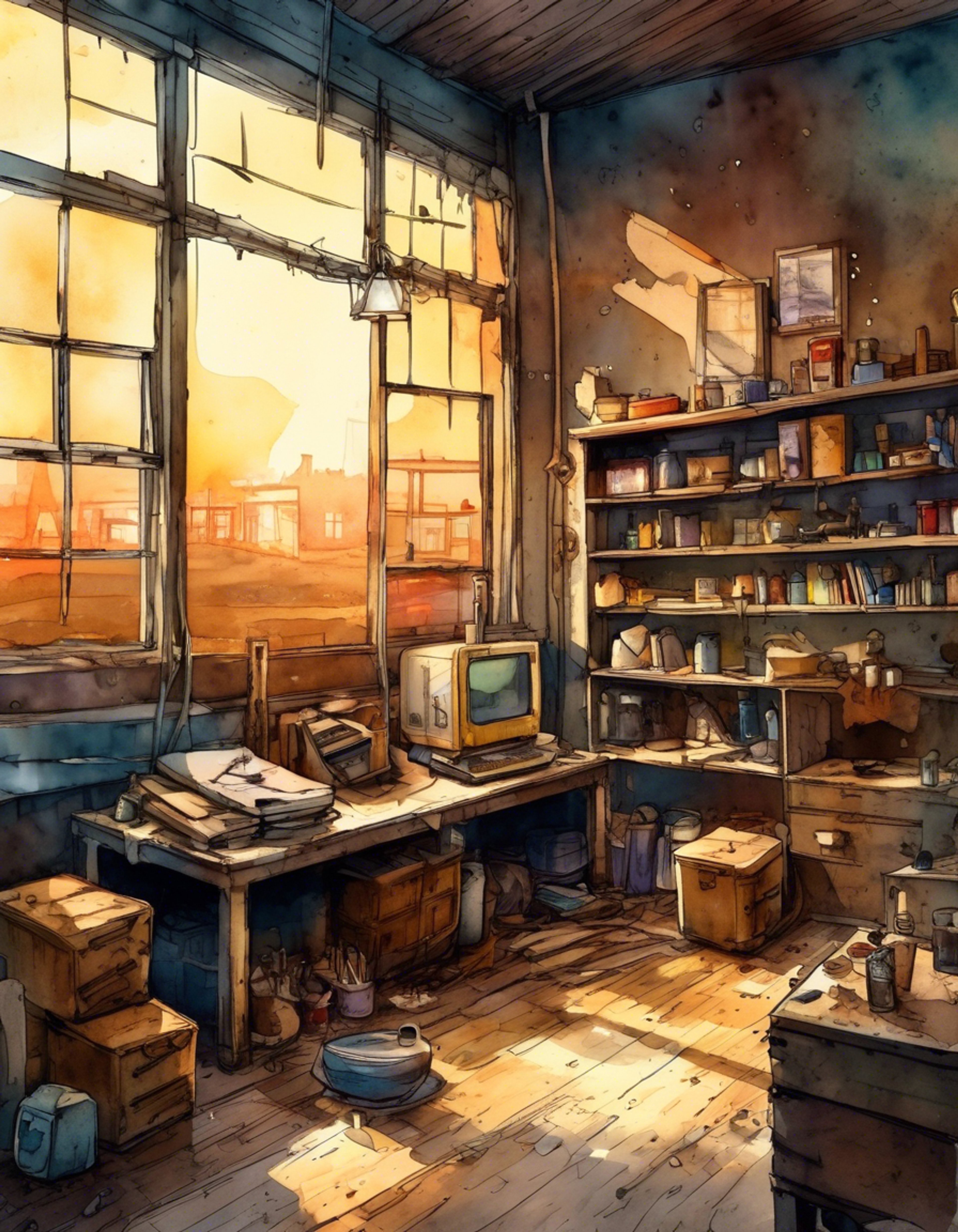 You find yourself in a heated confrontation with a striking blonde survivor whose calculated demeanor masks deeper instabilities. The post-apocalyptic setting adds weight to every word exchanged, as resources and trust have become precious commodities. The tension builds in the abandoned Tucson safehouse, where past grievances and present fears collide.