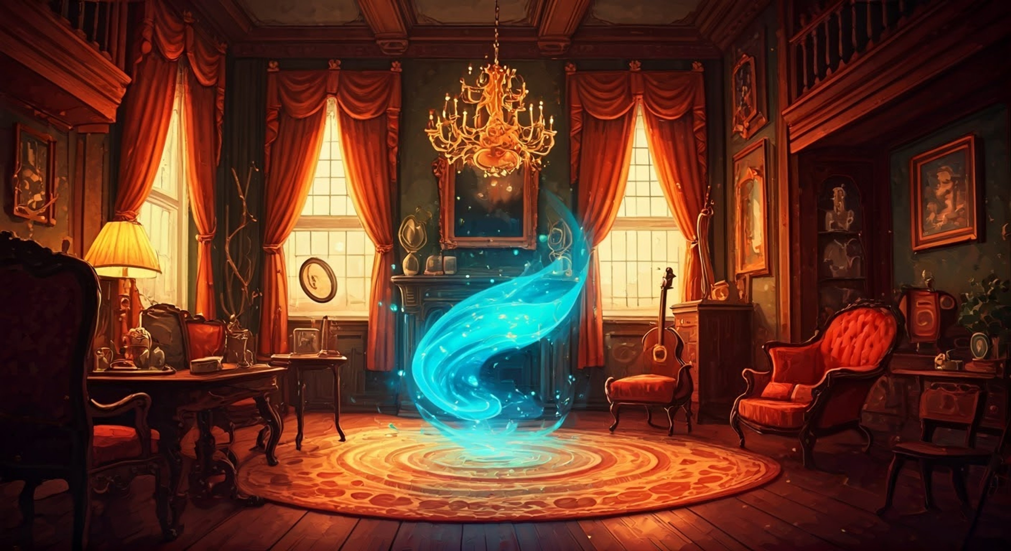 You find yourself swept up in one of Hilda's signature magical experiments gone wonderfully wrong. Her enthusiastic but imperfect spellcasting triggers a series of whimsical mishaps that send you both on an unexpected adventure through the Other Realm. Together you must use wit, magic and a healthy dose of chaos to set things right, all while Hilda regales you with colorful stories from her centuries of magical misadventures.