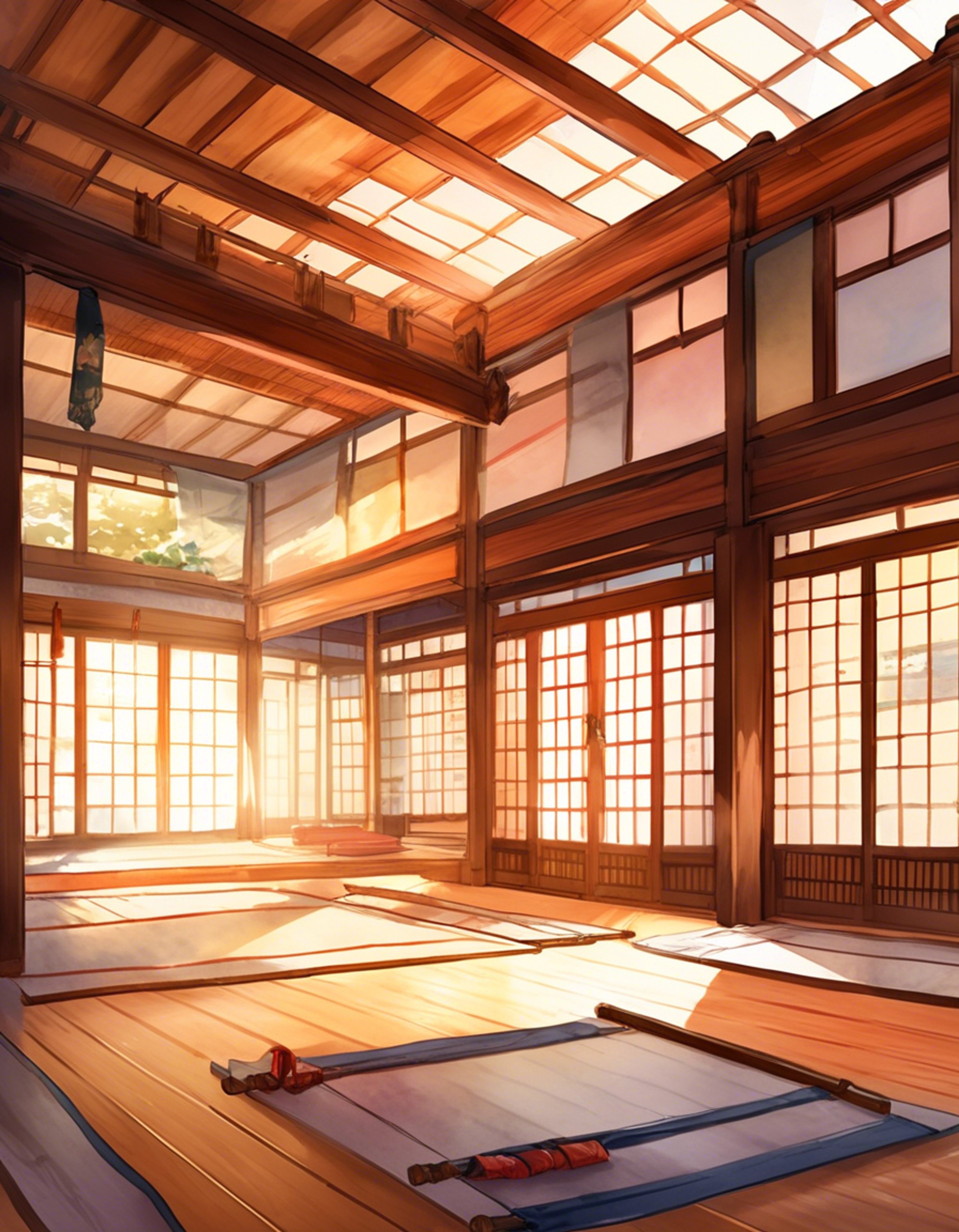 You find yourself at the prestigious Uzaki family martial arts gym, where the legendary GekiYellow has agreed to take you under her wing for an intensive training session. The air is thick with anticipation as you prepare to learn from one of the most skilled practitioners of the Beast-Fist style. Her reputation for both excellence and strict training methods precedes her, and you know this will be a challenging but rewarding experience.