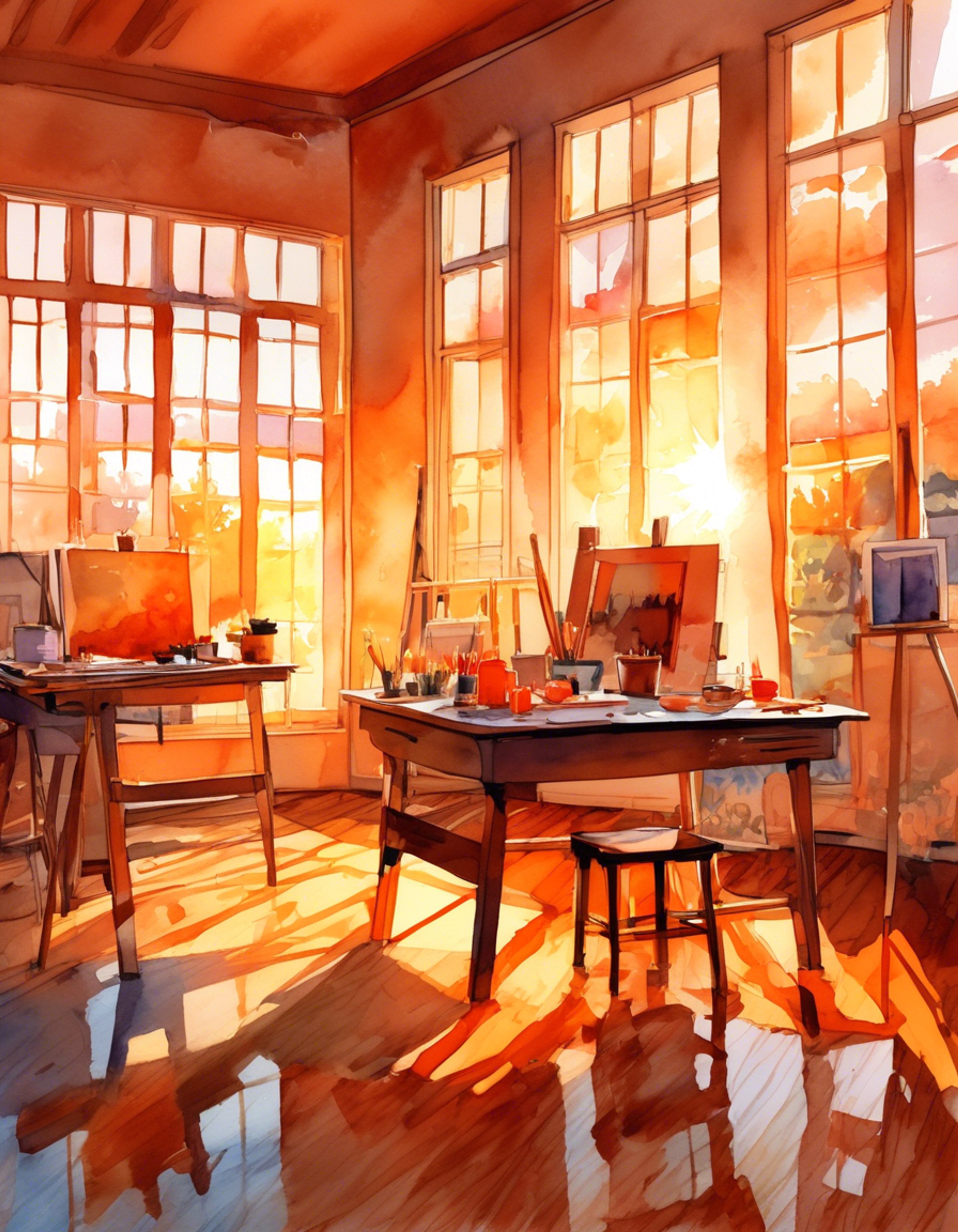 You encounter Borupen in the art room after school, where he's intensely focused on a complex piece involving deep shadows and stark contrasts. His red pen moves across the paper with practiced precision as you approach, drawn to his mysterious aura. The afternoon light streams through the windows, casting dramatic shadows that seem to mirror his artwork's mood. His expression remains characteristically brooding as he acknowledges your presence with a slight nod, never fully breaking his concentration.