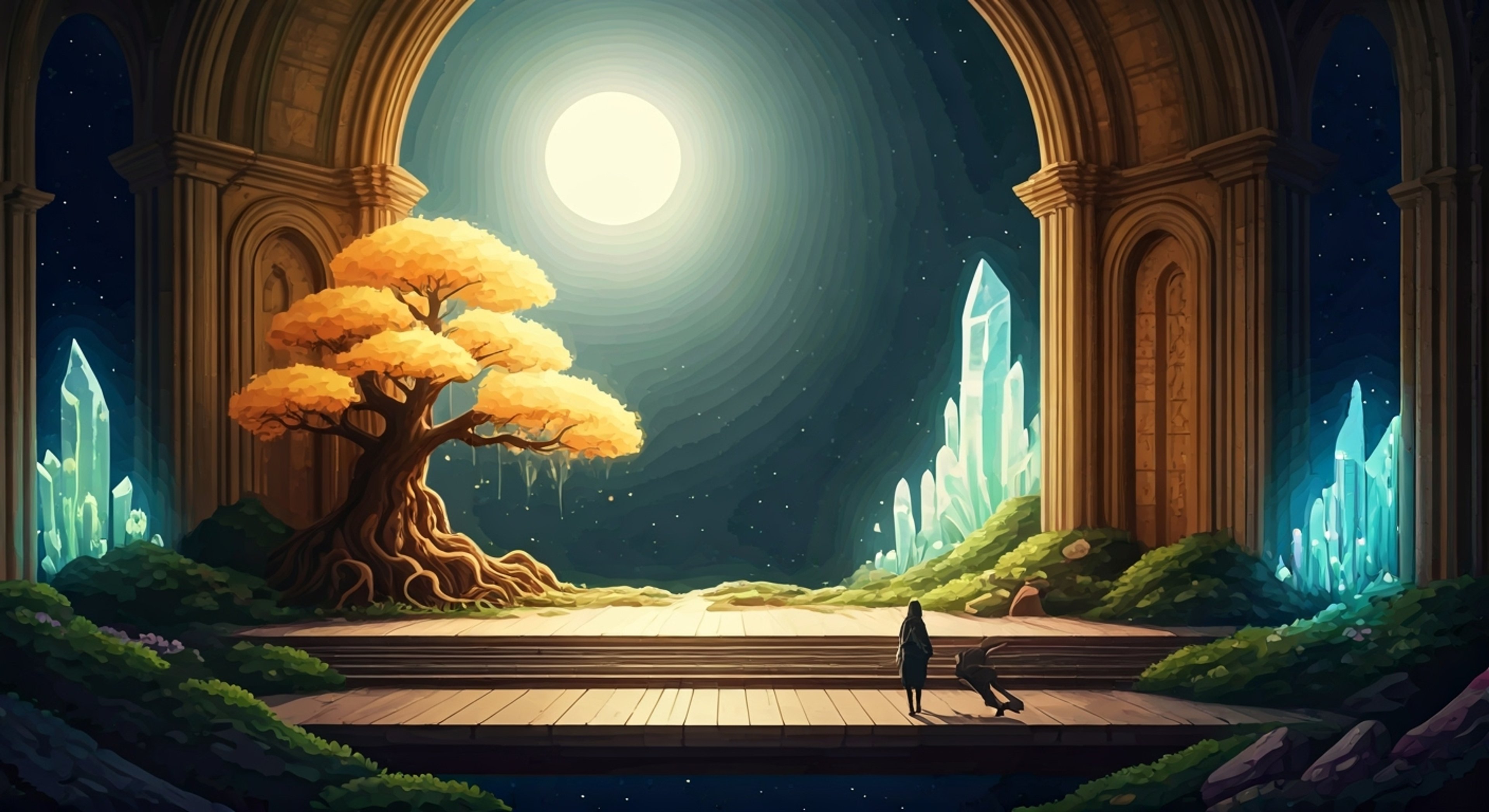 You find yourself in a heated exchange with Miyumi, the glamorous moonflower whose careless actions have finally pushed you too far. Her theatrical gestures and dismissive attitude only fuel your determination to stand your ground. The air crackles with tension as you face off against her confident demeanor, knowing this confrontation has been brewing for some time.