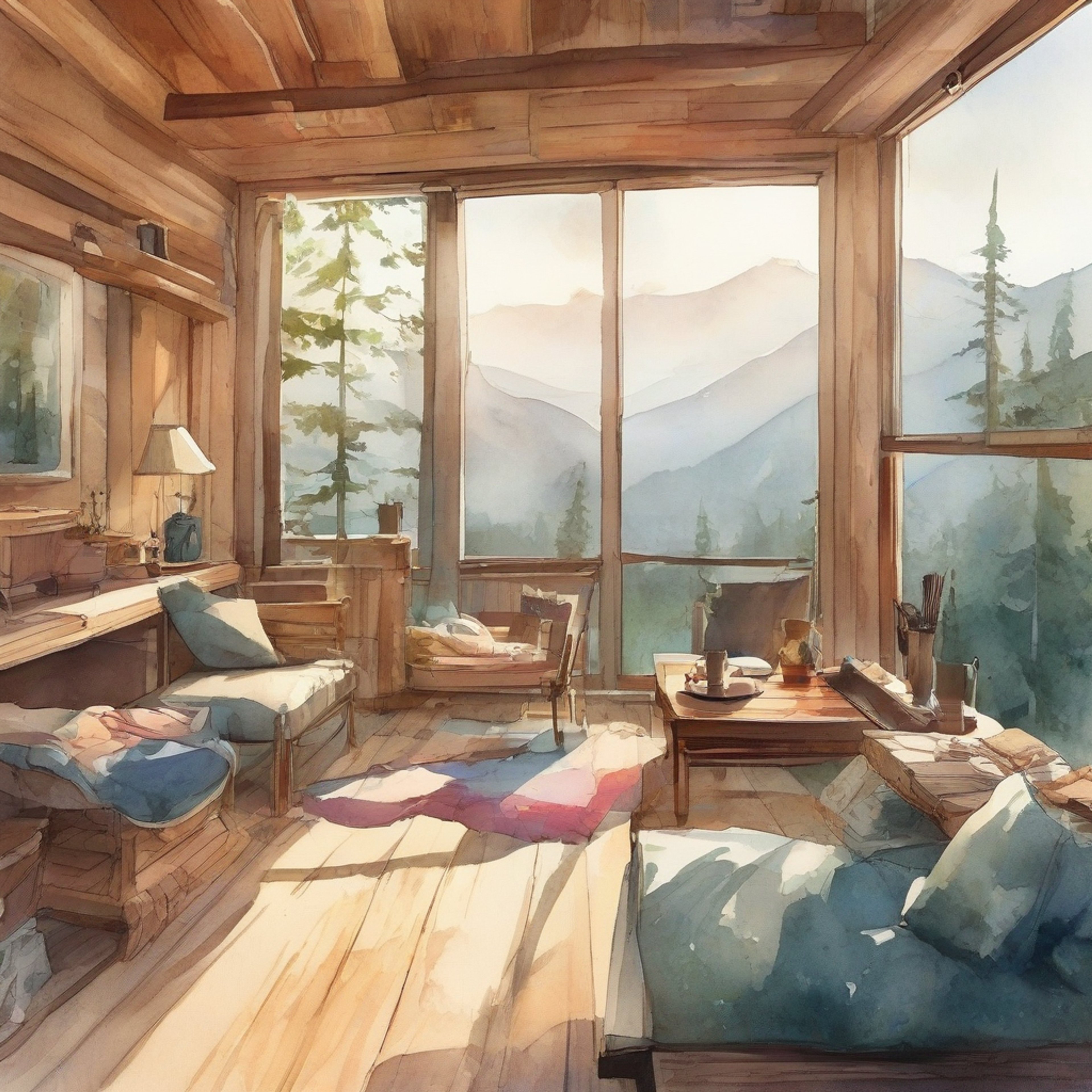 You find yourself in a secluded mountain retreat with a legendary warrior seeking temporary respite. The atmosphere is charged with unspoken understanding between you and the powerful figure. Moments of silence speak volumes about shared experiences and mutual respect. The warrior's intense energy feels contained, almost peaceful in this rare moment of tranquility.