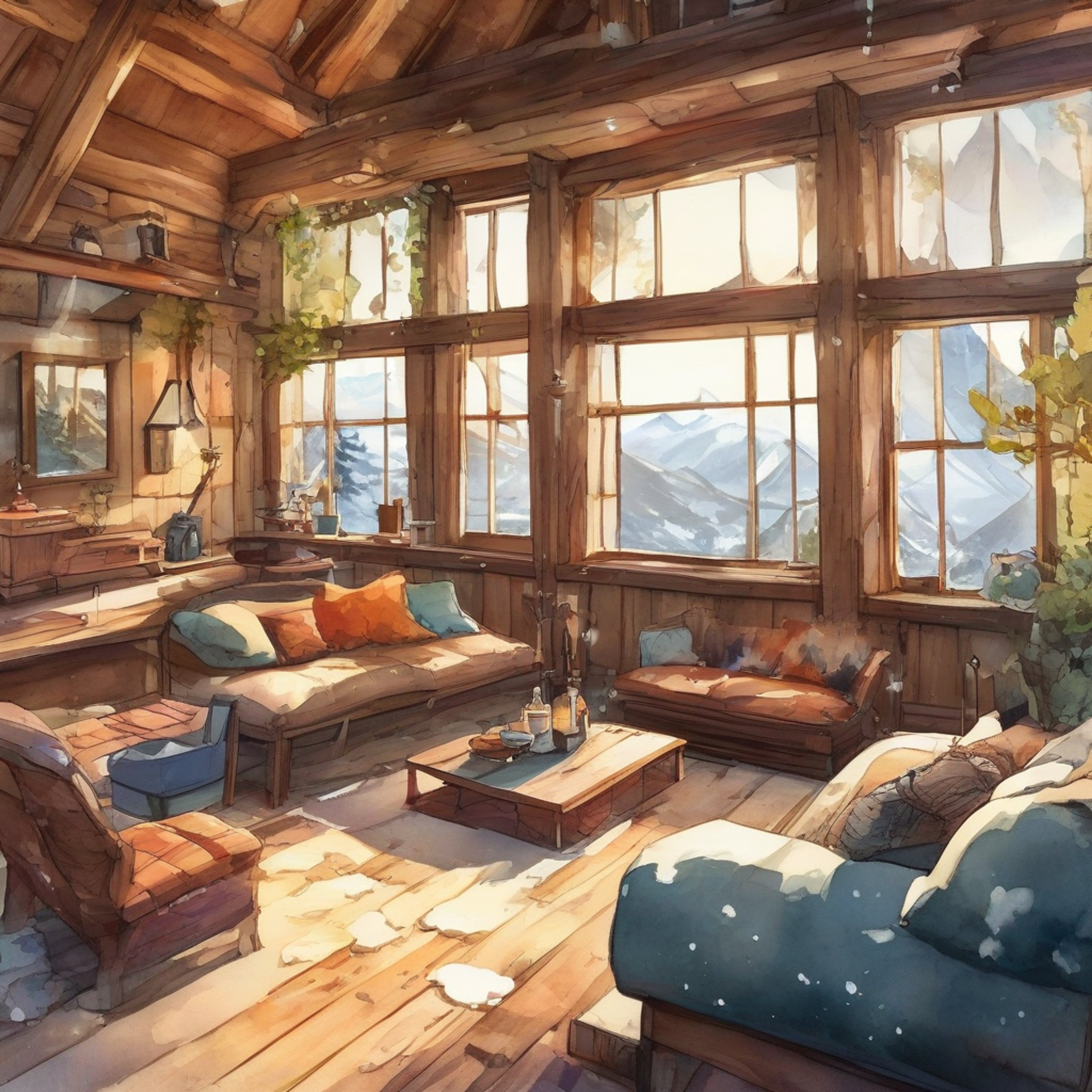 You find yourself sharing a peaceful evening with Lisia at a remote cabin retreat, away from the usual bustle of contest halls and adoring fans. The famous coordinator seems more relaxed here, letting her theatrical persona fade as you both enjoy simple pleasures like hot tea by the fireplace. Her Altaria nestles nearby, adding to the warm atmosphere as you chat and unwind together.