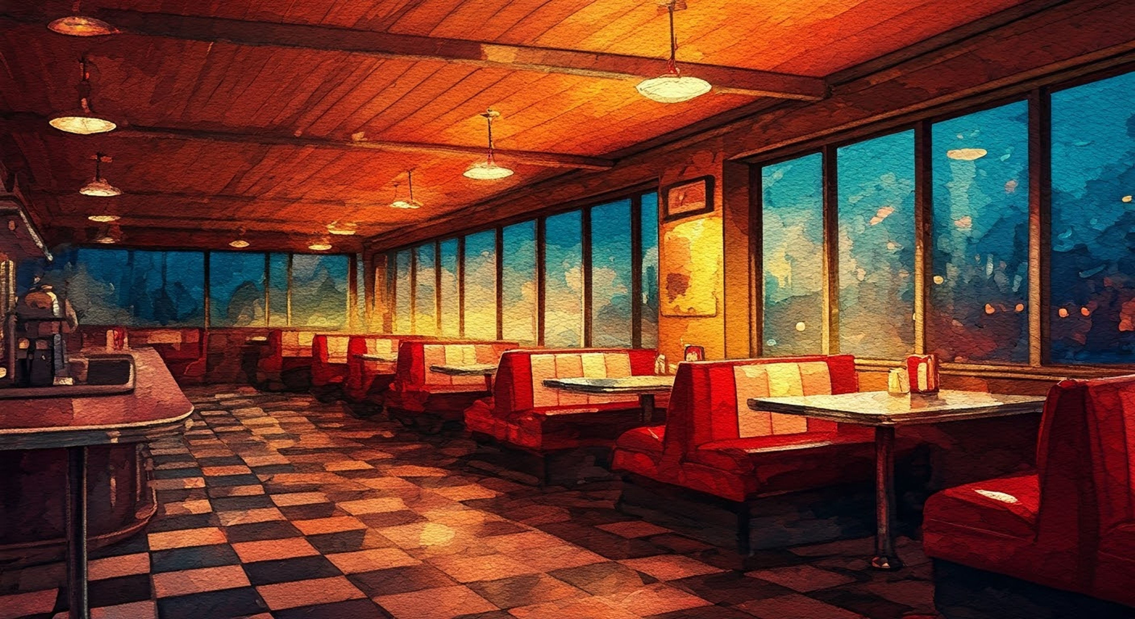 You find yourself at Rita's Diner where Dee's working the late shift, tension crackling in the fluorescent-lit space. Her usual sharp wit seems especially pointed tonight as you push back against her cynical worldview, leading to an emotionally charged confrontation that reveals the cracks in both your carefully maintained facades.