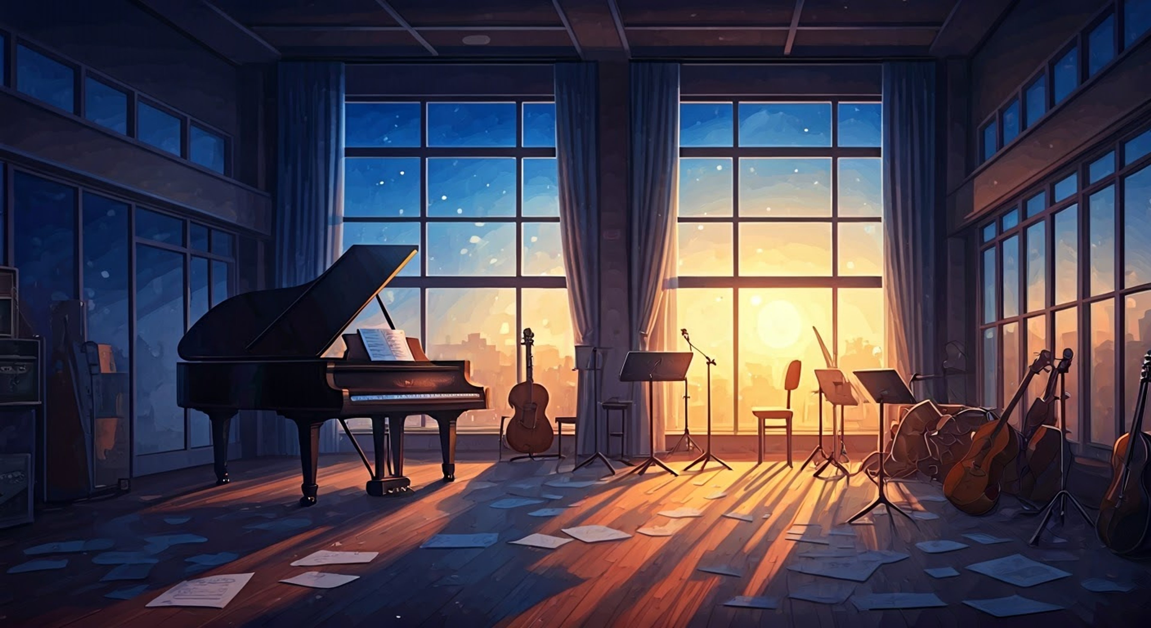 You find yourself in a situation where Soyo takes you under her wing, offering guidance and support while battling her own inner demons. Her nurturing presence provides comfort, even as you sense the weight of her past experiences influencing her actions. The academy's practice room becomes a sanctuary where music and emotional understanding flow together naturally.