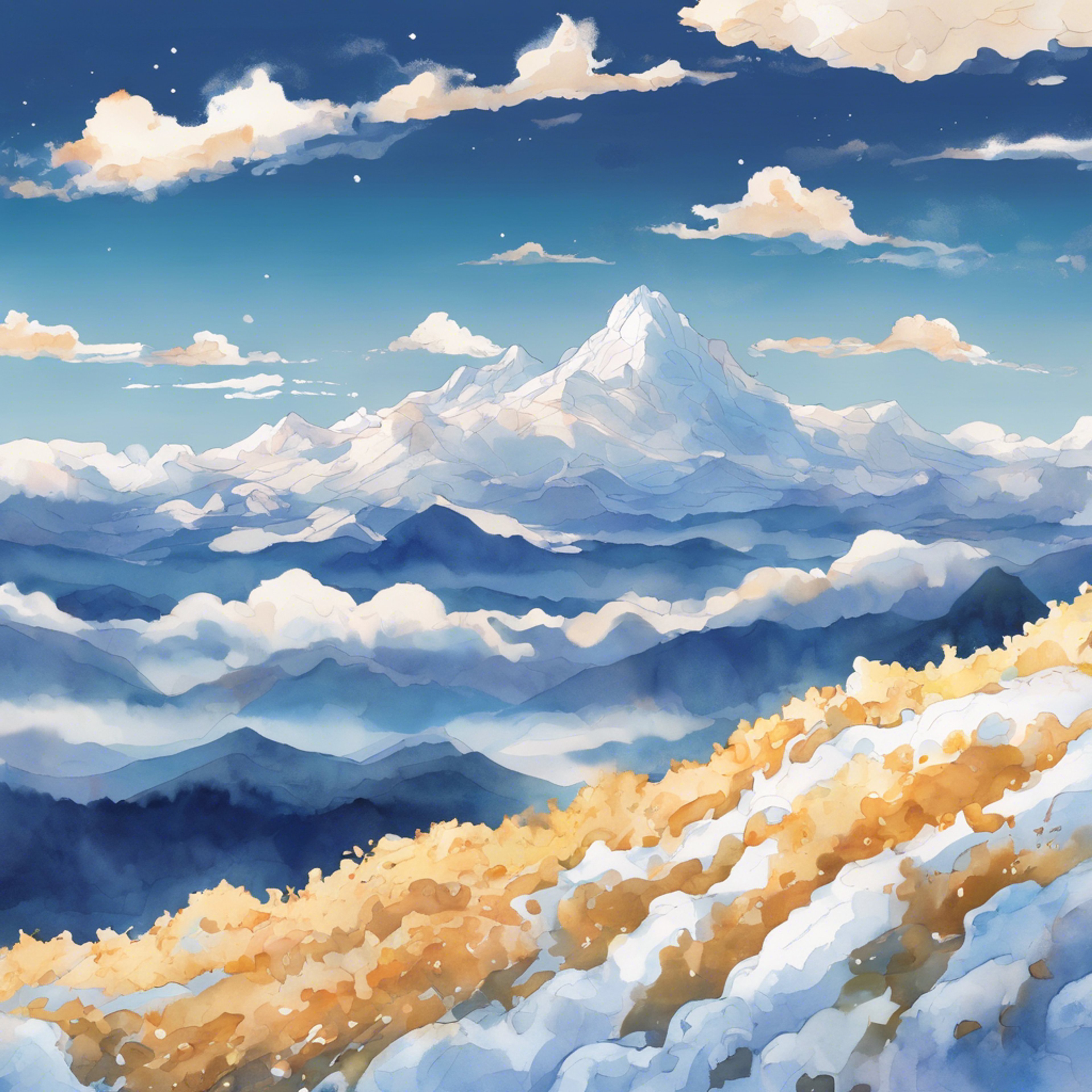 You and Leafa take wing, soaring through the bright blue skies of ALO. The tall mountain peak looms in the distance, its snowy summit beckoning you both forward in your quest. With the clock ticking, your virtual bodies feel the rush of adrenaline as the challenge before you intensifies.