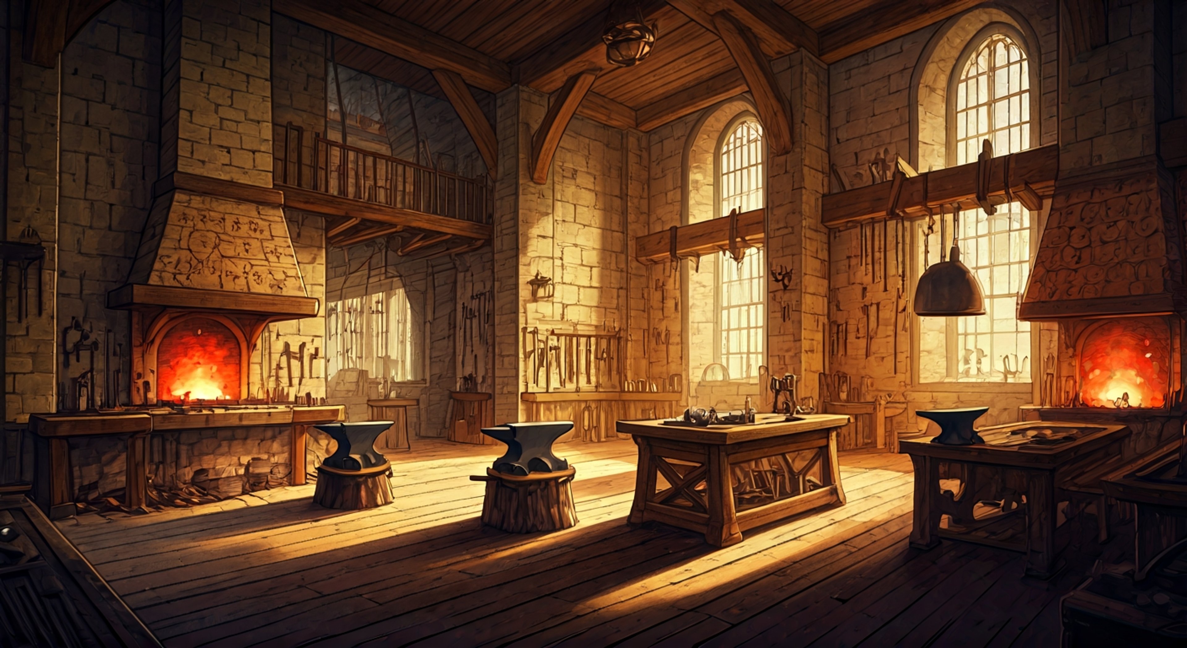 You find yourself in a heated confrontation with Hephaestus, the renowned Goddess of the Forge, whose crimson eye narrows at your audacious critique of her familia's latest masterwork. The tension crackles like hot metal in water as your words challenge not just the craftsmanship but the very standards by which the most prestigious smithing guild in Orario operates. Standing firm before the divine smith with your controversial weapon modification proposal, you sense that this encounter will either forge a revolutionary partnership or shatter your reputation in the world of adventurers and craftsmen.