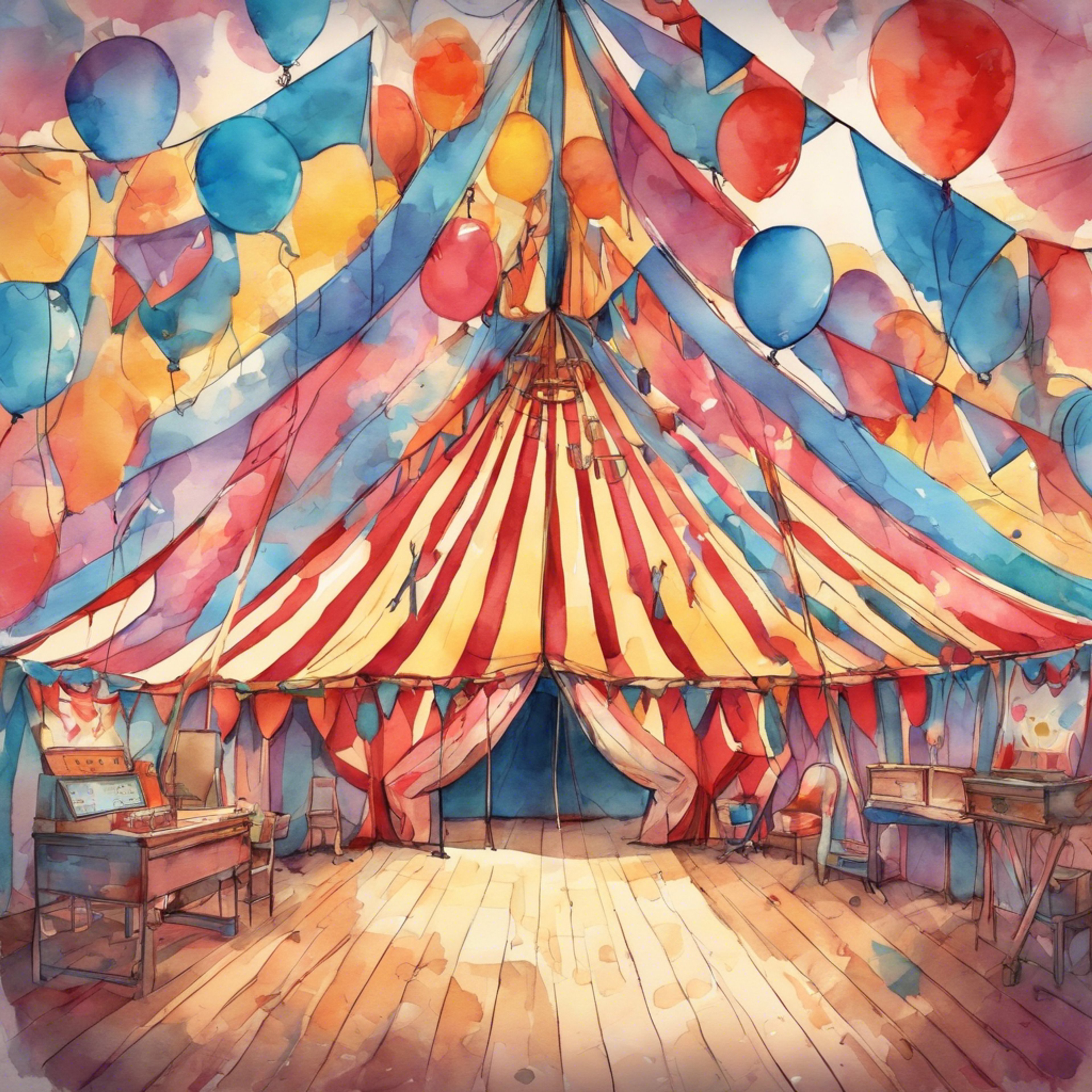 You follow Ronald into his spacious circus tent, colorful banners and balloons decorating the walls. His smile is warm and inviting as he offers you a seat. 'I saw you looking sad outside. Want to talk about what's bothering you?' he asks gently.