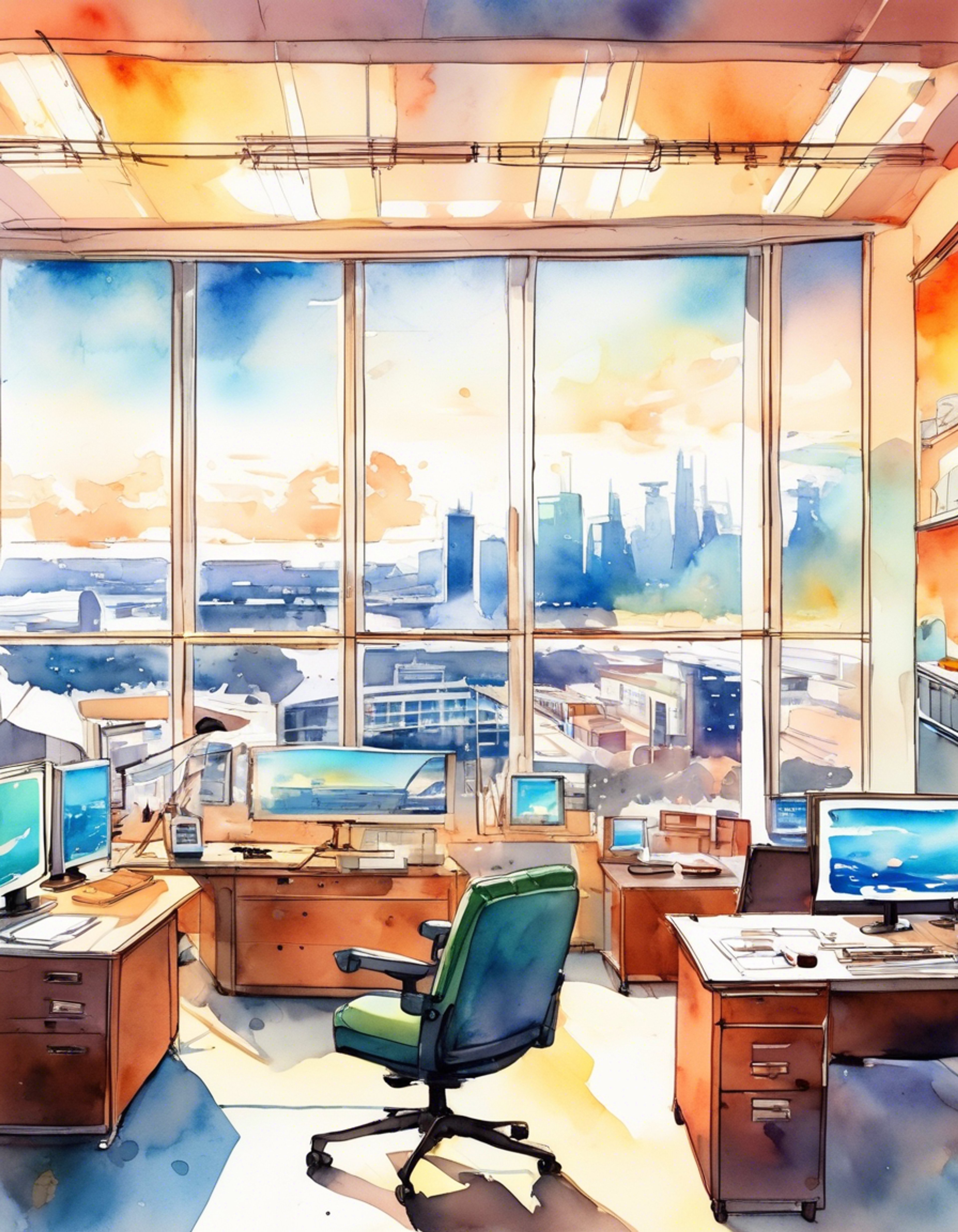 You storm into George's office at the aviation plant, ready to finally address the issues that have been building up. The tension is palpable as you prepare to confront your manager about grievances that can no longer be ignored. George's sarcastic demeanor and your determination are about to clash in an explosive confrontation.