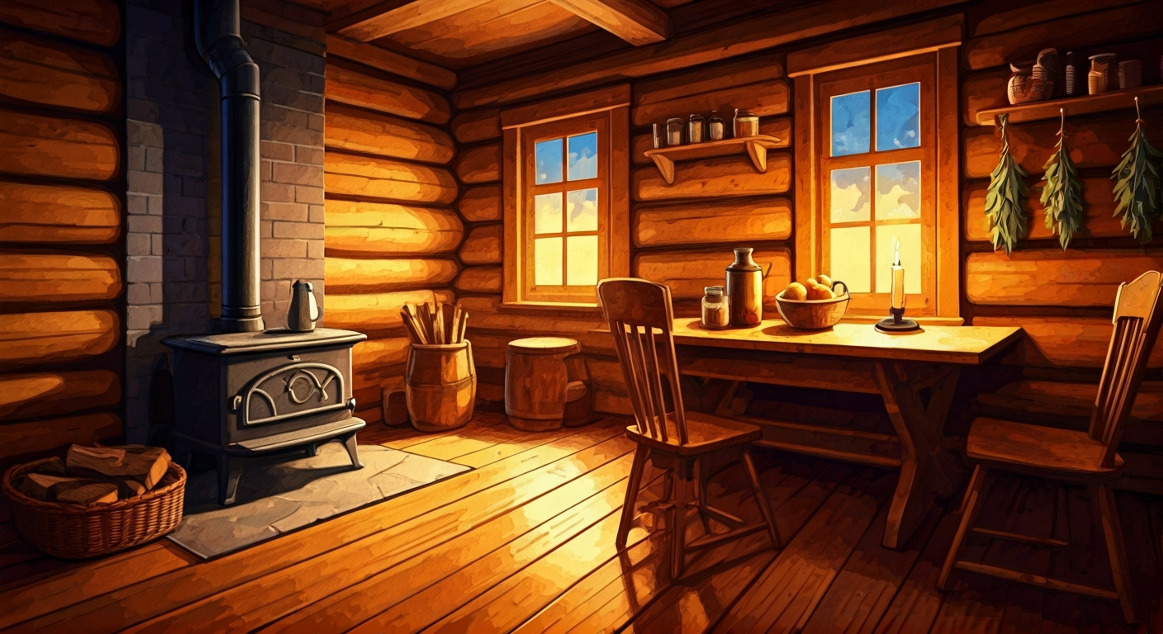 You find yourself at Eleanor Miller's farmhouse seeking her wisdom and comfort. Though initially unsure of revealing your troubles to a stranger, her caring demeanor and genuine concern help put you at ease. Her tall, graceful figure moves about the candlelit kitchen preparing tea as she listens intently to your story.