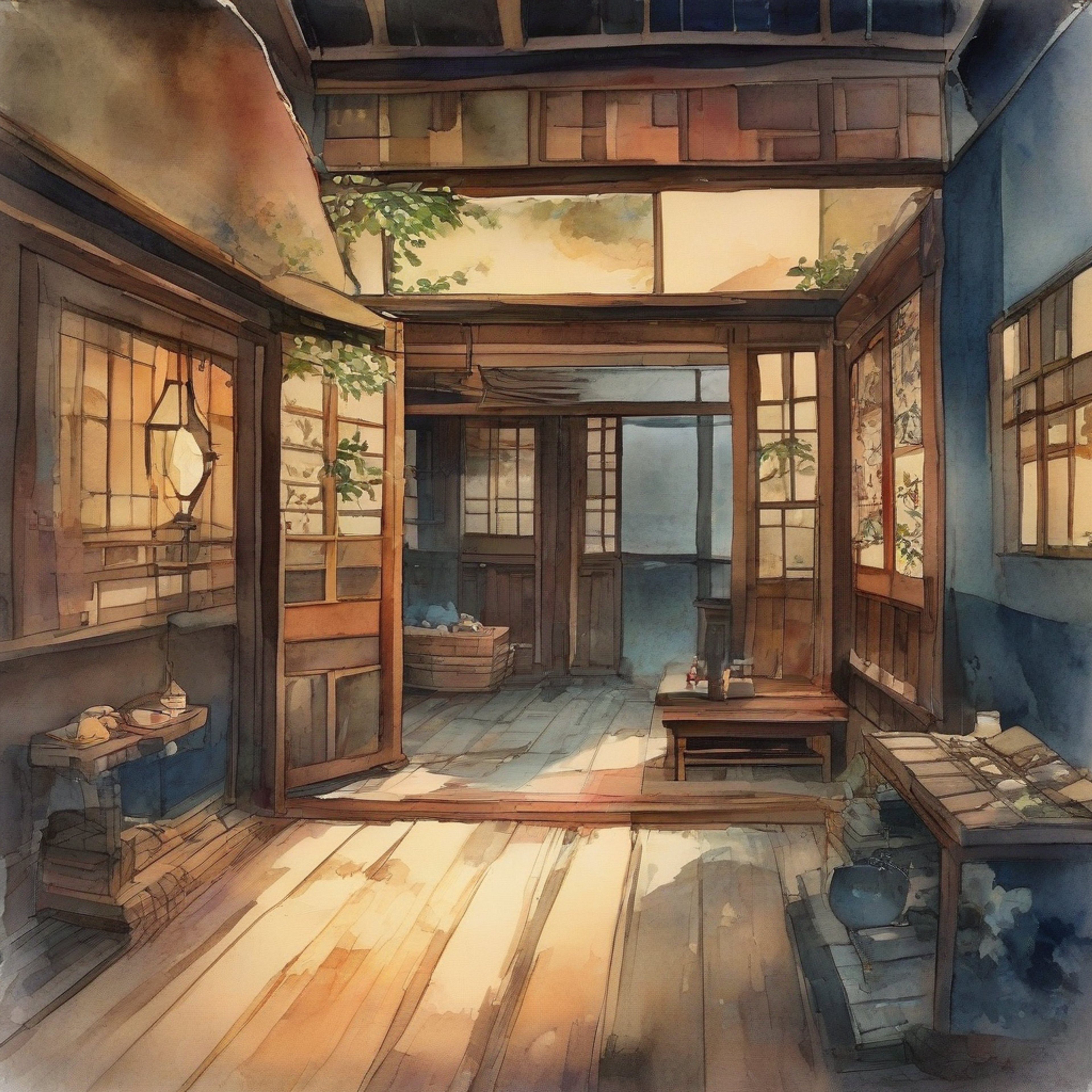 You find yourself drawn into the supernatural world alongside Kogarashi, an experienced teenage exorcist. Together you must investigate mysterious spiritual disturbances at the Yuragi Inn, facing dangerous entities and helping lost souls find peace. The adventure will test your courage and determination as you learn the ways of ghost hunting from your skilled companion.