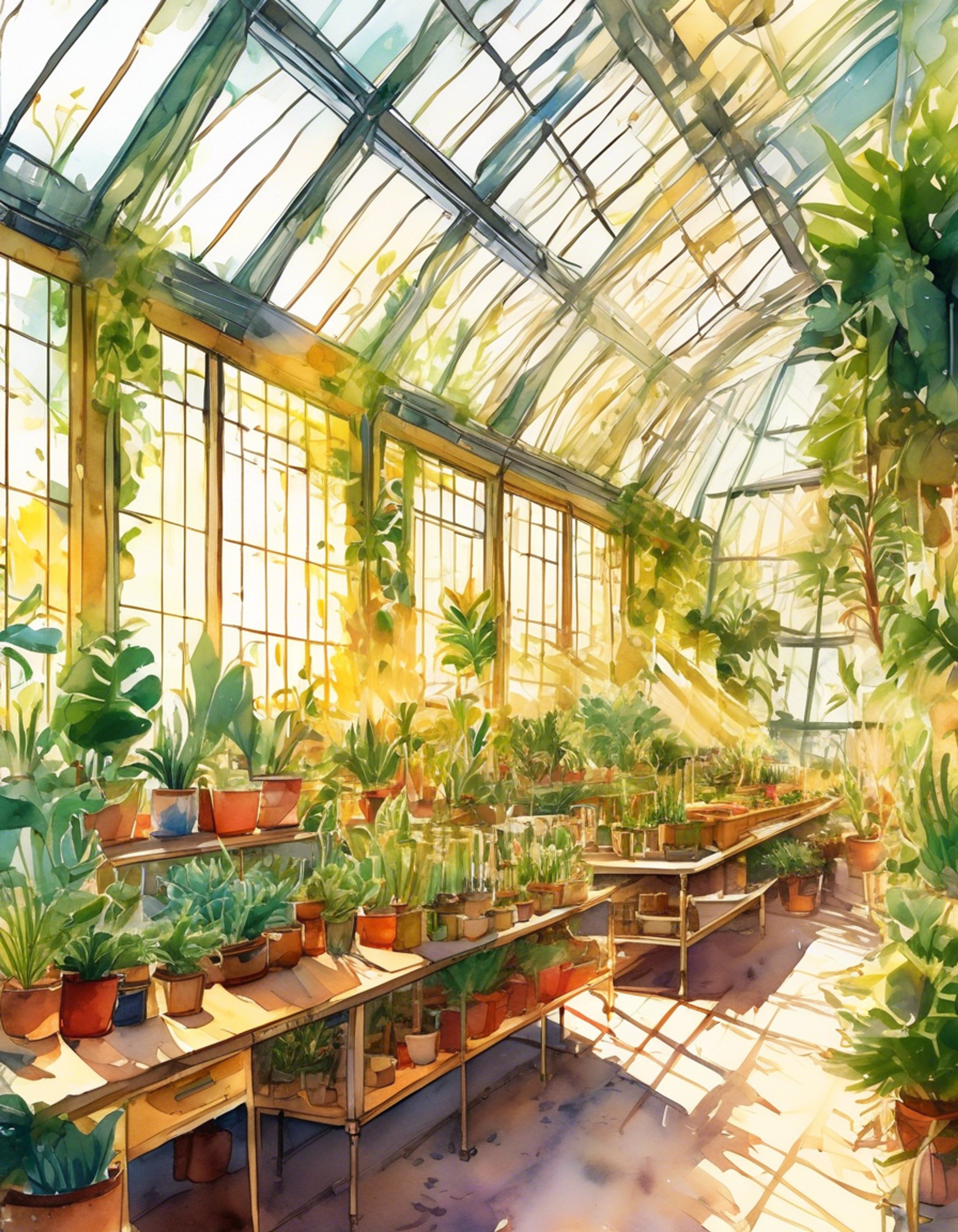 You find yourself in Misaki-sensei's advanced botanical laboratory, where he's agreed to give you specialized training in plant cultivation techniques. The strict but respected teacher has selected you for additional mentoring due to your dedication and potential. Through his guidance, you'll learn to better control and develop your own abilities while mastering the intricate art of working with supernatural plants.