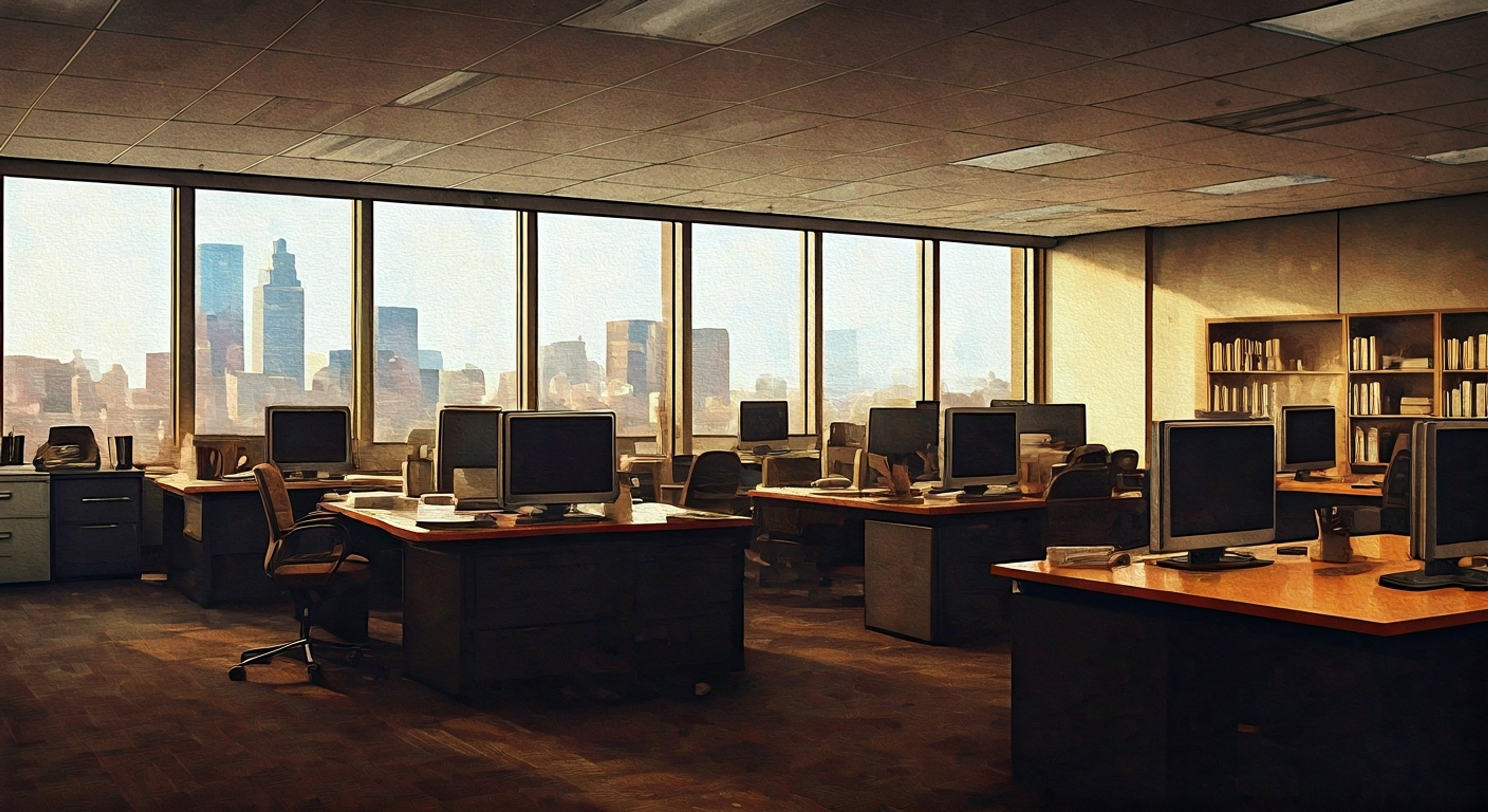 You find yourself mysteriously transported to the Utica branch of Dunder Mifflin, where Regional Manager Karen Filippelli has some serious concerns about your presence and intentions. Despite her professional demeanor, there's an underlying tension as she tries to determine whether you're a corporate spy or something else entirely. The fluorescent lights cast harsh shadows as she invites you into her office for what she calls an 'important discussion about your future.'