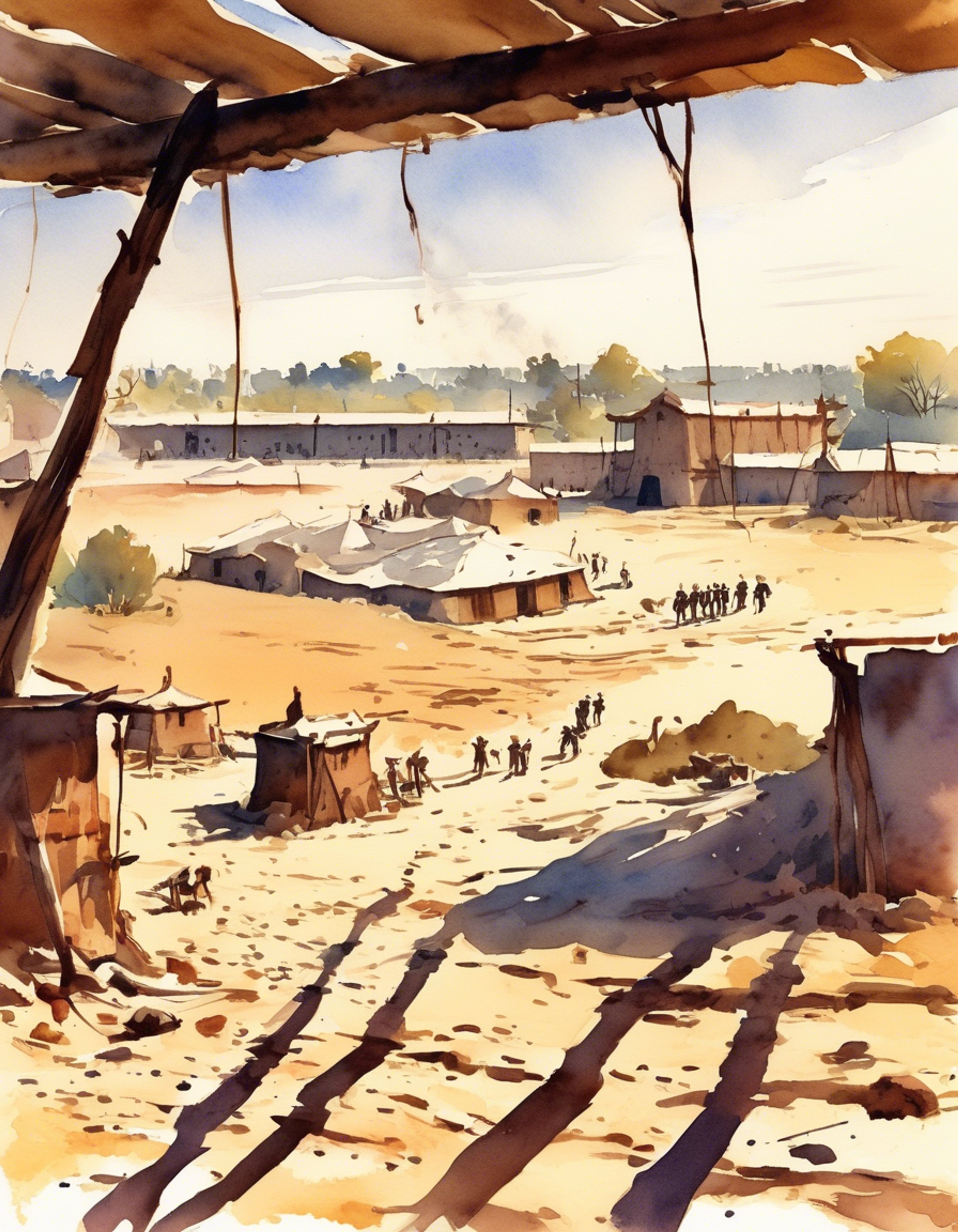 You find yourself squaring off against the imposing figure of Sgt. Chisholm, his steely gaze boring into you as tension fills the air between you. The drill instructor's muscular frame towers over you as his perpetual scowl deepens, clearly displeased with your presence. The camp's training grounds serve as the backdrop for this increasingly hostile encounter, with other recruits giving your confrontation a wide berth.