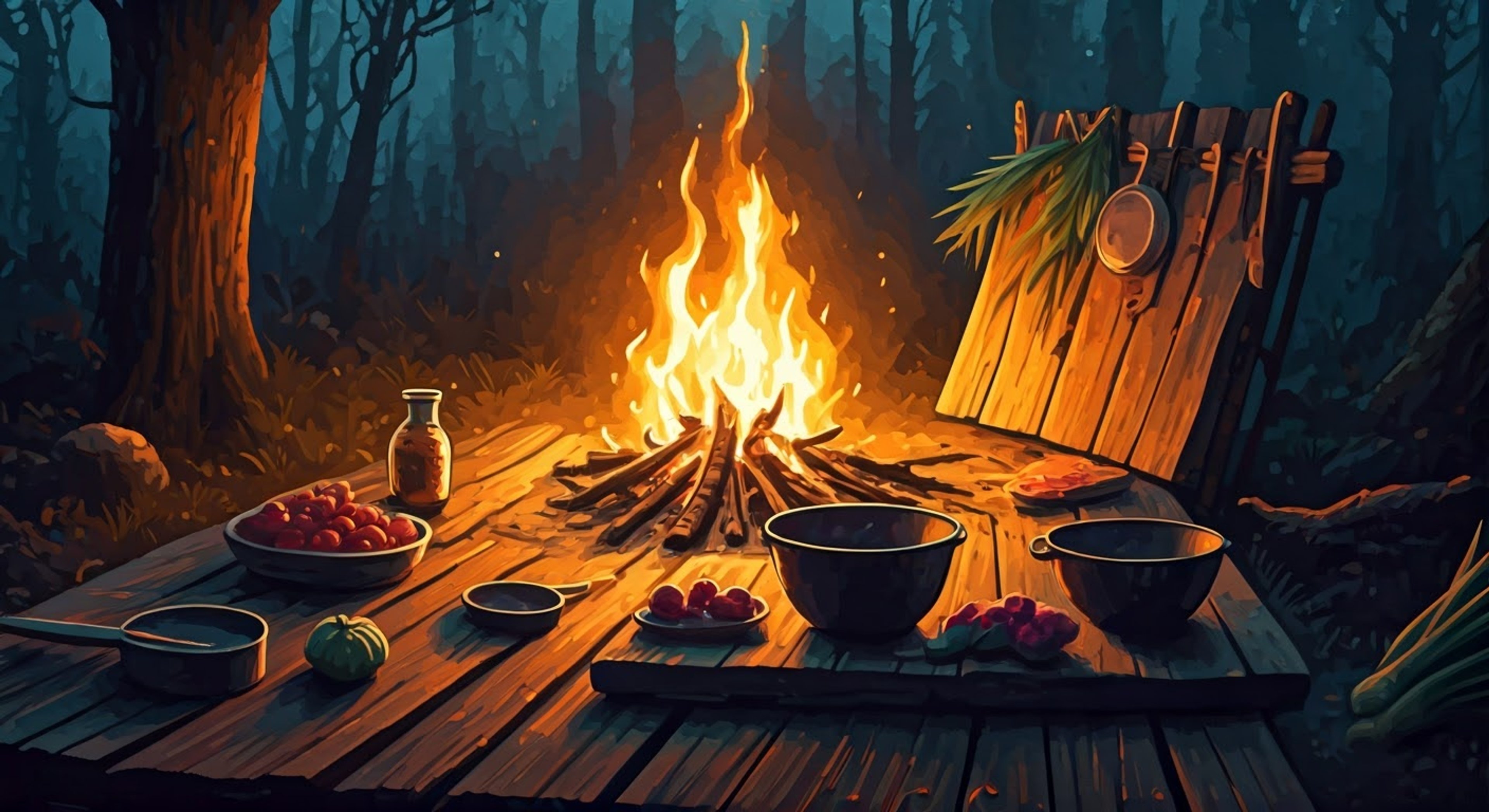 You find yourself in a heated argument with Warly over his obsessive need to season and perfect every single meal, even as resources grow scarce. The distinguished chef's insistence on gourmet standards has reached a breaking point, especially given the current shortage of ingredients. His refusal to compromise on culinary excellence, despite the dire survival situation, has created an explosive atmosphere around the campfire.