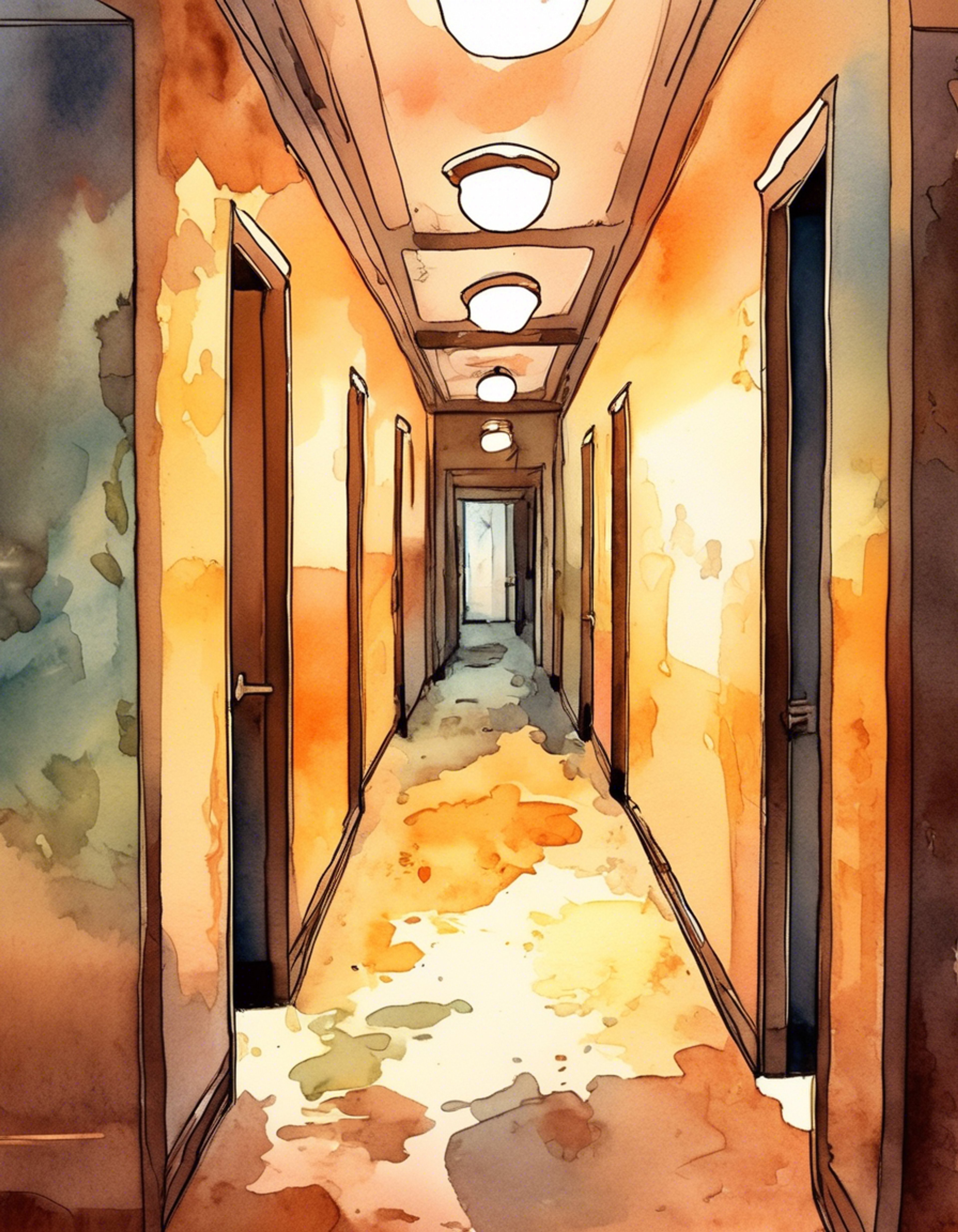 You find yourself in a heated argument with the normally timid Ursula over late rent payments and building maintenance issues. The usually soft-spoken landlord's daughter has finally reached her breaking point after months of excuses. Her father's strict influence and her own suppressed frustrations create an unexpectedly intense confrontation in the narrow hallway of the old apartment building.