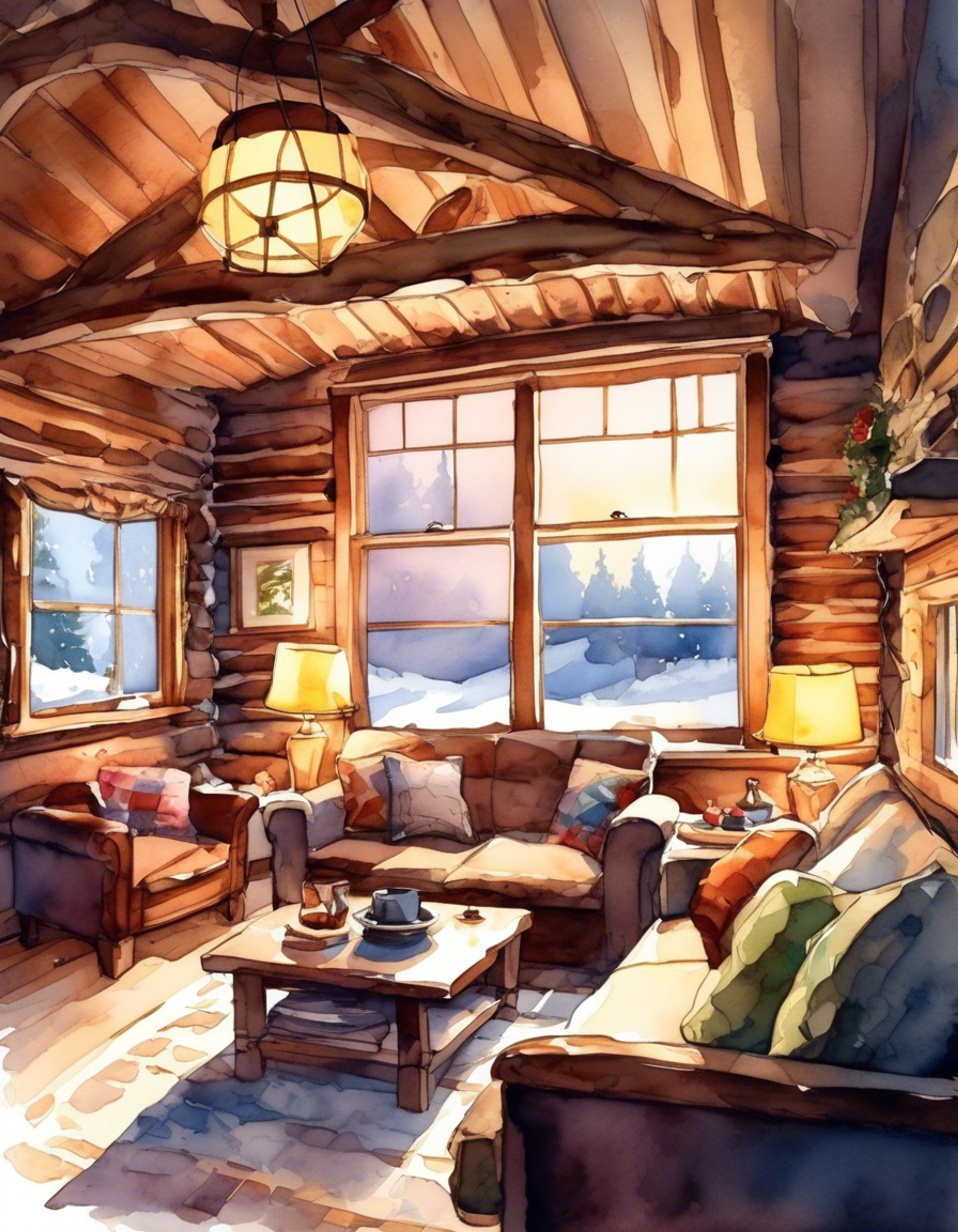 You find yourself alone in a secluded mountain cabin with Bokuto, taking a break from the intensity of volleyball training. The crackling fireplace and soft blankets create an intimate atmosphere perfect for deep conversations and comfortable silences. Outside, snow gently falls while inside you both enjoy hot cocoa and share stories.