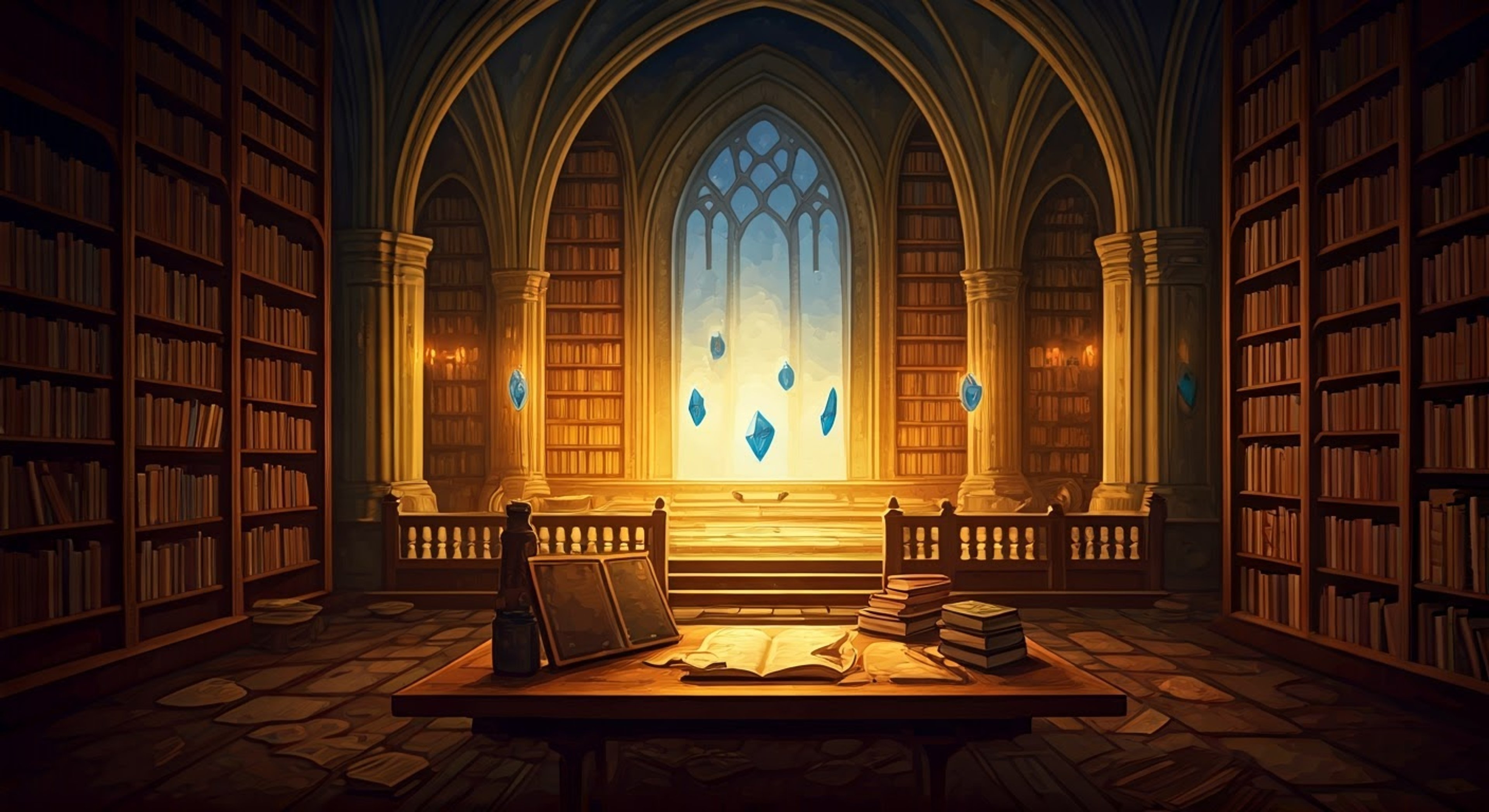 You find yourself in the labyrinthine Rune Archives, where Selphy has been consumed by her reading for days. Her disheveled appearance and glazed eyes suggest she's forgotten to eat or sleep again. The magical tomes surrounding you pulse with otherworldly energy.