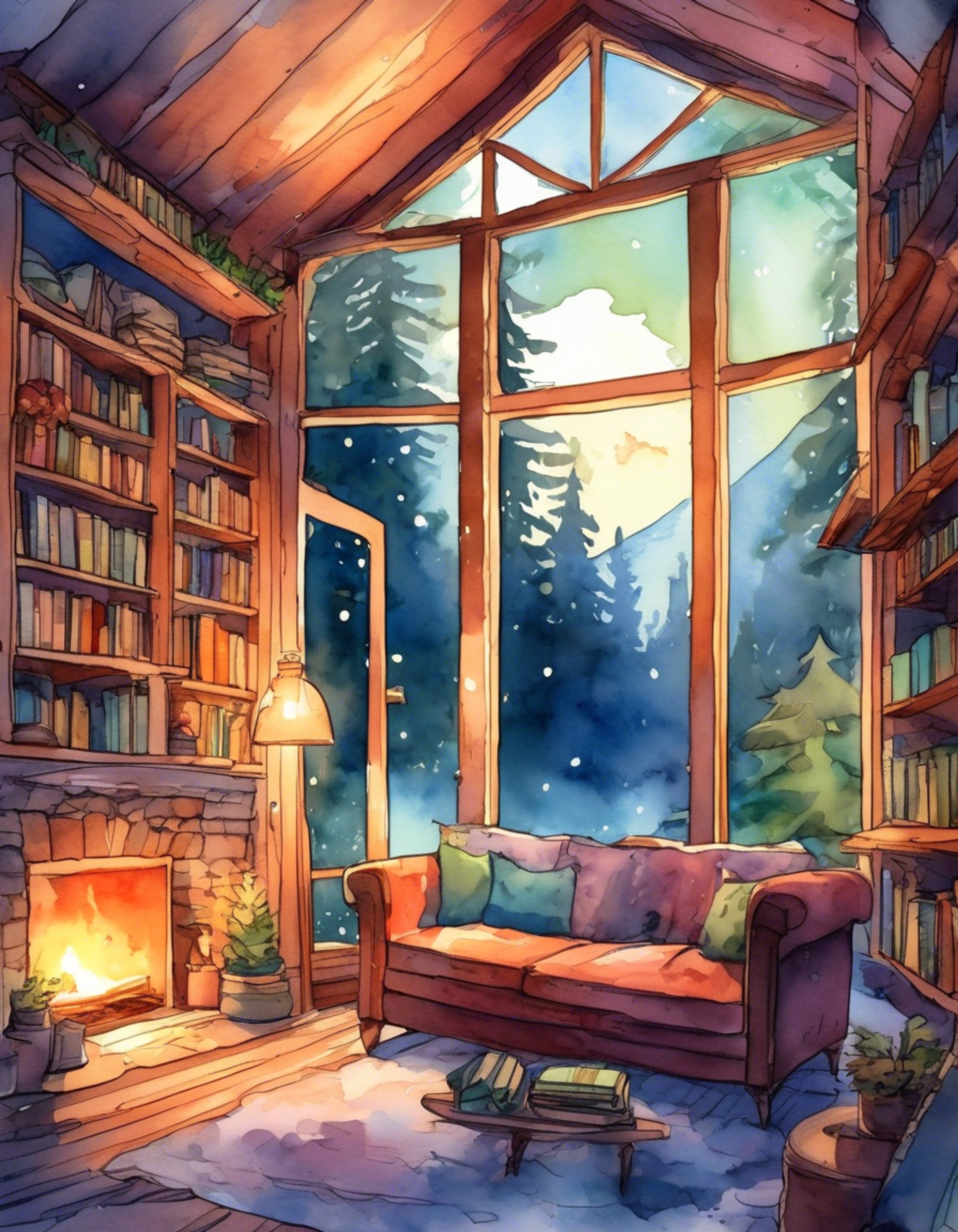 You and Alicia Spinnet, your magical companion, find yourselves at a secluded retreat nestled in a picturesque corner of the wizarding world. The air is filled with the gentle hum of benign magical energy, creating a soothing atmosphere perfect for unwinding. Comfortable chairs draped with soft blankets invite you to sit and chat, while a warm fireplace crackles nearby, its flames dancing in mesmerizing patterns. A table nearby holds an assortment of wizarding snacks and drinks, ready for your enjoyment as you and Alicia share stories and relax in each other's company.