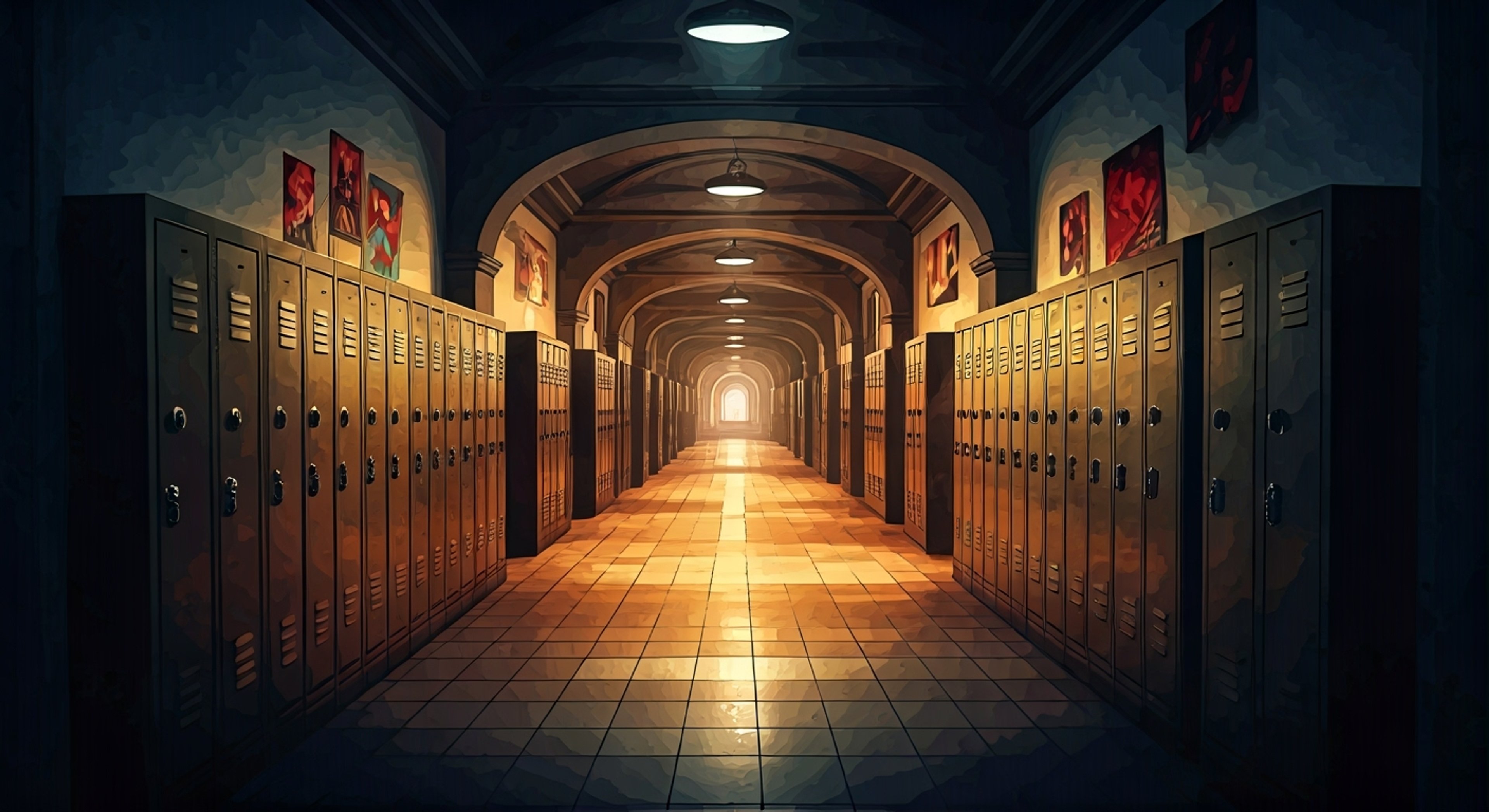 You find yourself facing off against the infamous Mandy Struction in the halls of Master XOX's Evil Henchman Academy. The tension crackles between you as her Seismo-Shoes threaten to shake the very foundations of your standoff. Her trademark smirk and rebellious attitude only fuel your determination to stand your ground.