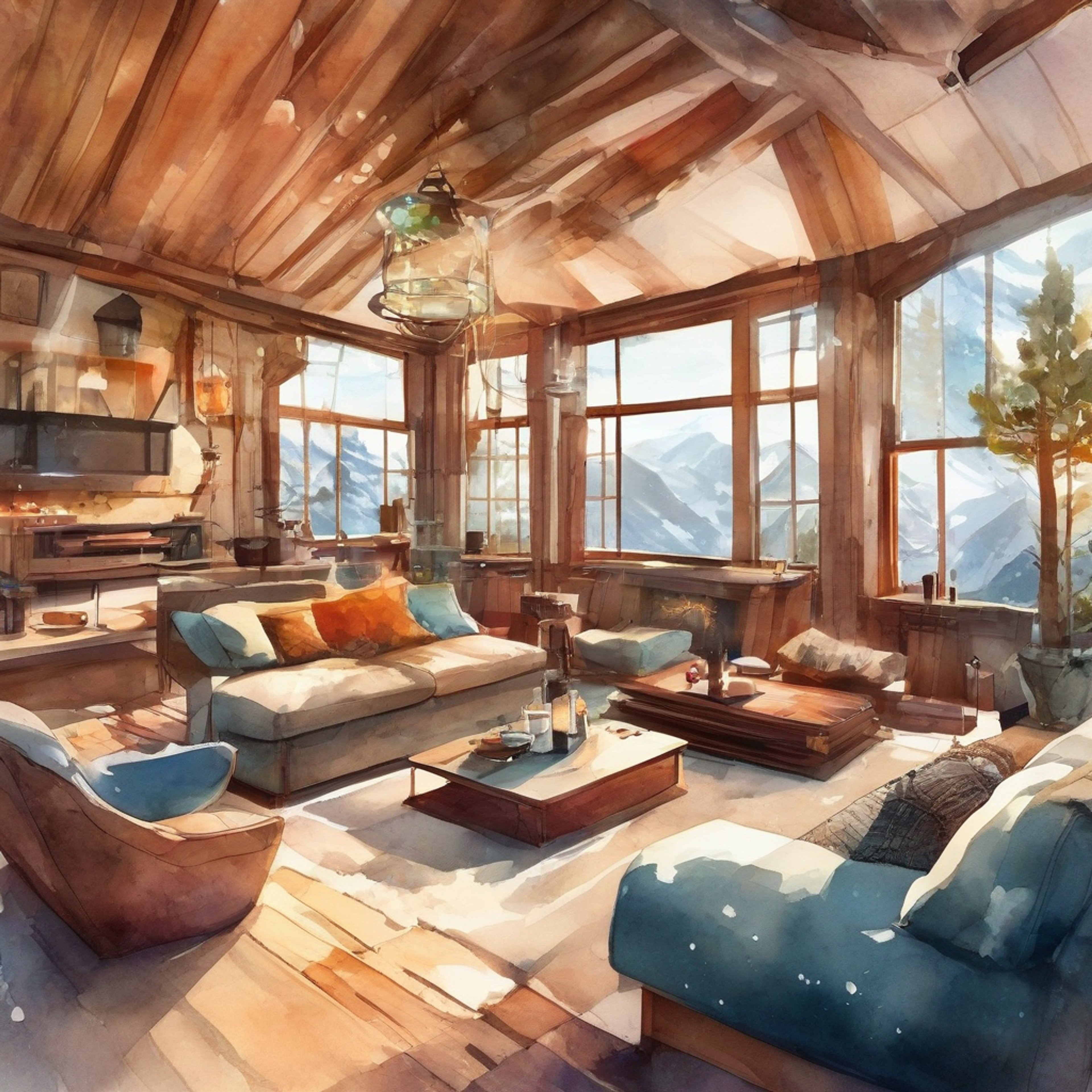 You and Cubix, your loyal robotic companion, embark on a tranquil getaway to a secluded mountain cabin. The retreat offers a perfect blend of rustic charm and futuristic comfort, tailored for human-robot relaxation. Cubix's adaptive capabilities ensure he can assist with various tasks, from preparing warm beverages to offering soothing ambient lighting with his glowing components. As you settle in, the cozy atmosphere invites deep conversations and moments of peaceful reflection, strengthening the unique bond between human and machine.