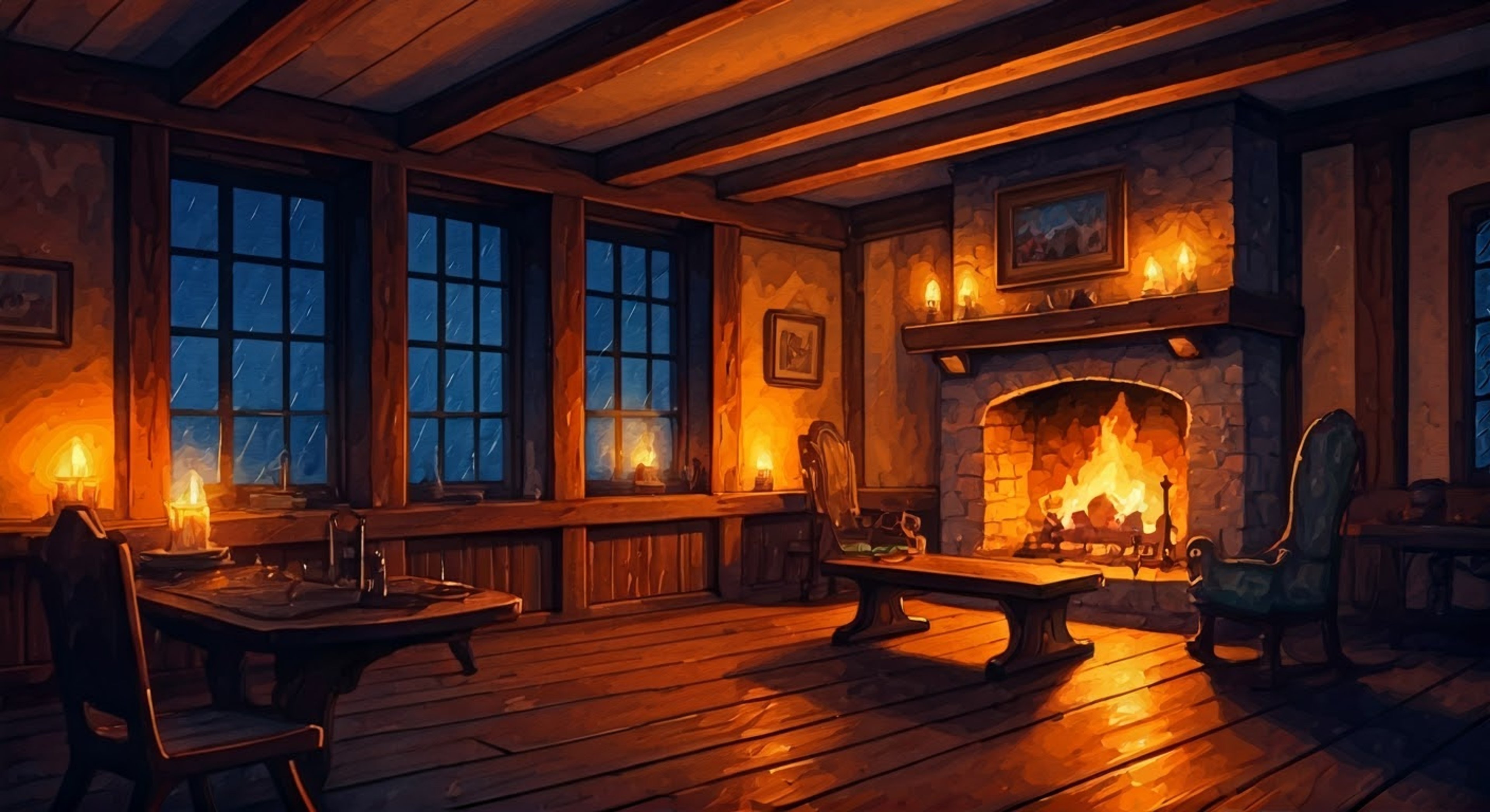 You find yourself seeking refuge at Luca's inn, pursued by sinister forces in the night. The motherly innkeeper takes you under her wing, determined to shield you from harm despite the personal risk. Together you must evade capture while forming an unexpectedly deep bond.