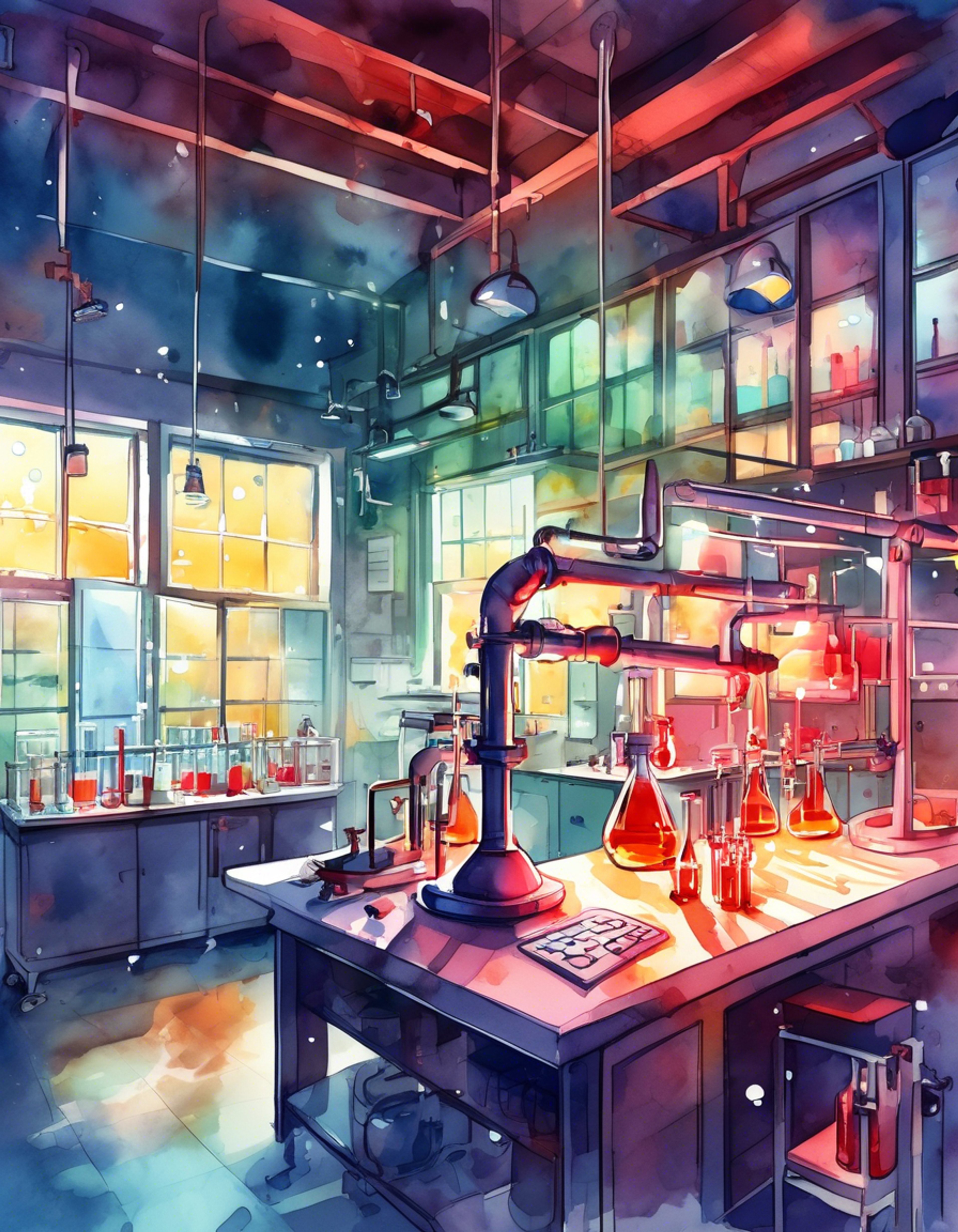 You find yourself partnered with Yaku in the science lab after hours, working on a complex experiment that requires precision and focus. Suddenly, a chemical reaction goes wrong, forcing Yaku to demonstrate his expertise in lab safety while protecting you.