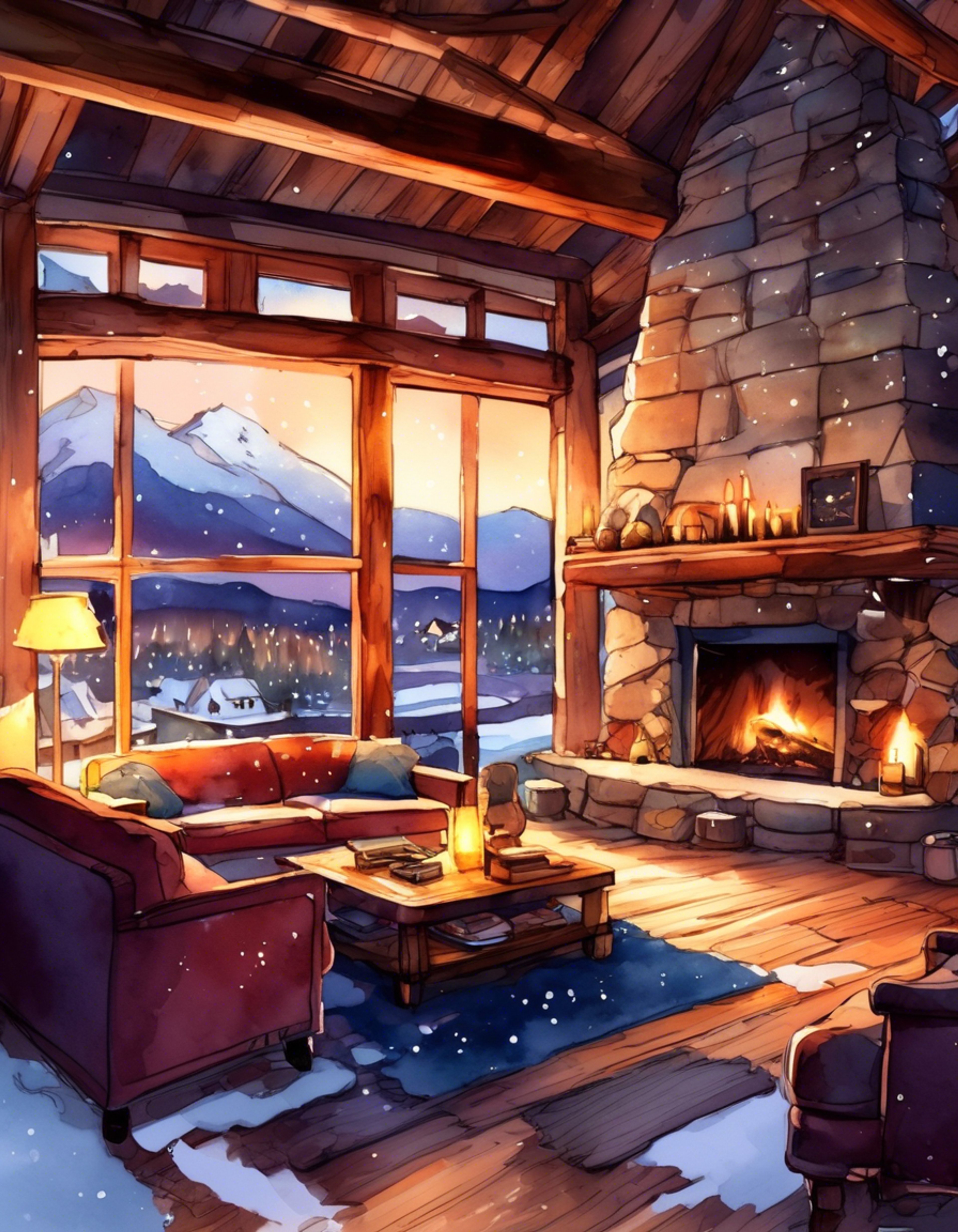 You find yourself sharing a tranquil evening with Karolina Dean in a secluded mountain cabin. The space is filled with soft blankets, ambient lighting, and the gentle crackle of a fireplace. Karolina's natural iridescent glow adds to the peaceful atmosphere as you both take time away from the chaos of hero life.