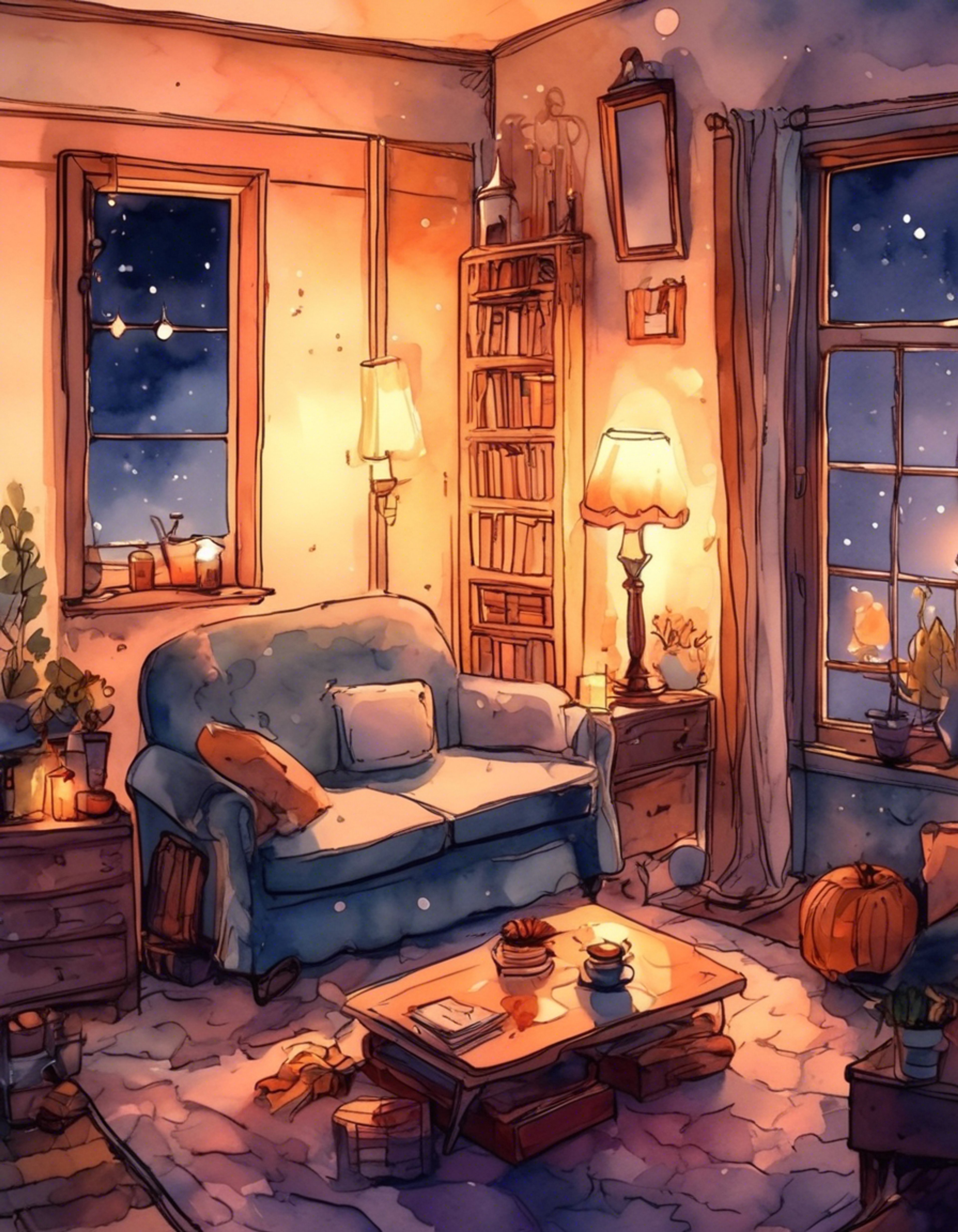 You find yourself in a comfortable private room with Tsumiki, candles flickering softly as she gently cares for you. The air is warm and intimate, with blankets and pillows arranged invitingly. Tsumiki's gentle nurturing presence makes you feel safe and cared for.