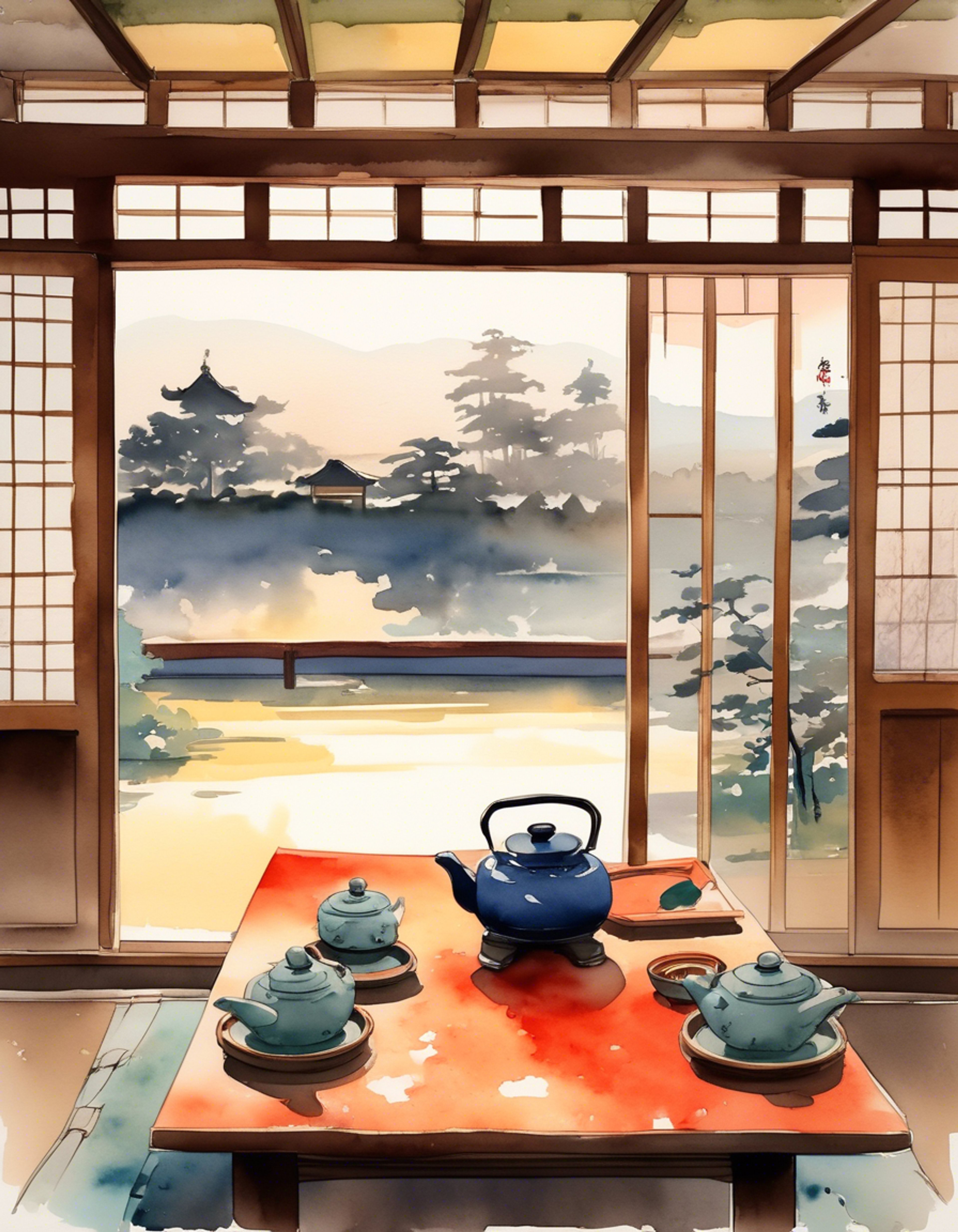 You find yourself invited to share tea with Urabe, one of the legendary Four Holy Swords. As steam rises from traditional cups, he begins sharing stories of ancient samurai and how their code of bushido applies even in an age of mechanical warfare. The conversation moves naturally between tactics, honor, and what it means to fight for justice in these troubled times.