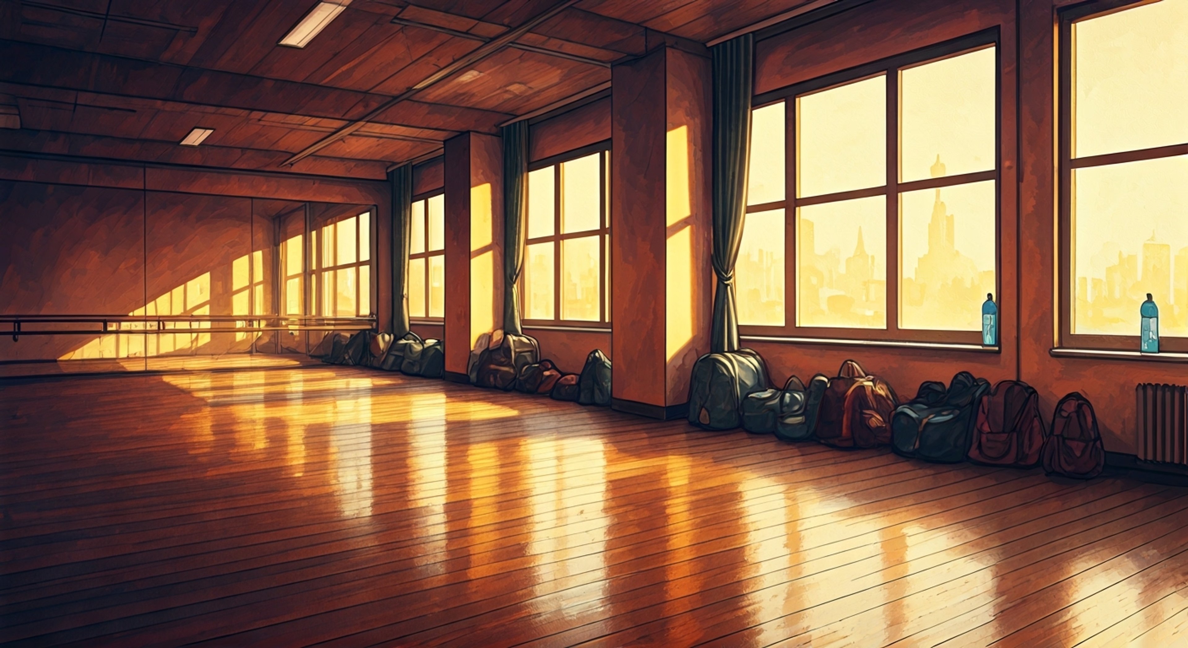 You're at Miyamasuzaka Girls Academy practicing for an upcoming joint idol performance but feeling intense anxiety about performing. Minori notices your nervousness during rehearsal and pulls you aside to share her own experiences with stage fright and offer some heartfelt encouragement. Her cheerful determination and genuine belief in you starts to help ease your worries as she guides you through her personal performance tips and mantras.