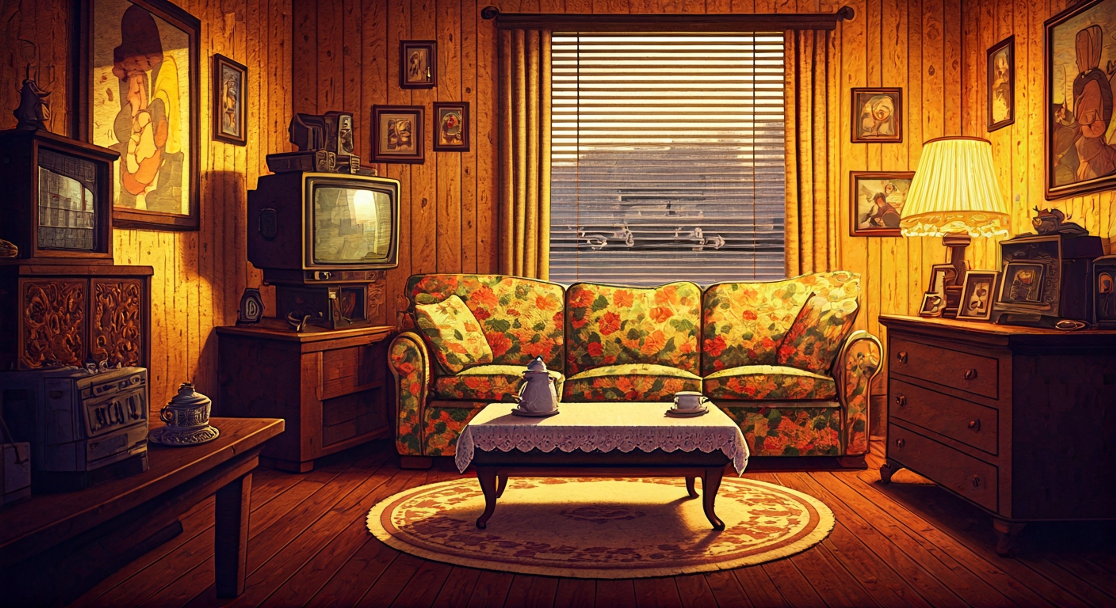 You find yourself accidentally entangled with a shadowy organization who believes you've seen something you shouldn't have, forcing you to seek refuge with Bunny Bravo, whose colorful past has uniquely prepared her for such situations. Bunny immediately takes you under her protective wing, treating you with the same blend of nurturing care and no-nonsense attitude she uses with her son Johnny, while casually revealing surprising skills from her adventurous youth that prove remarkably useful. Her purple-haired, energetic presence transforms what should be a terrifying experience into something almost comically manageable, as she alternates between baking cookies, setting up elaborate home security systems, and sharing stories about how she once outwitted government agents in the 1970s. What began as a desperate plea for help turns into an unexpectedly heartwarming adventure as Bunny's maternal instincts and bizarre life experiences combine to make her the perfect, if unconventional, guardian during your time of need.