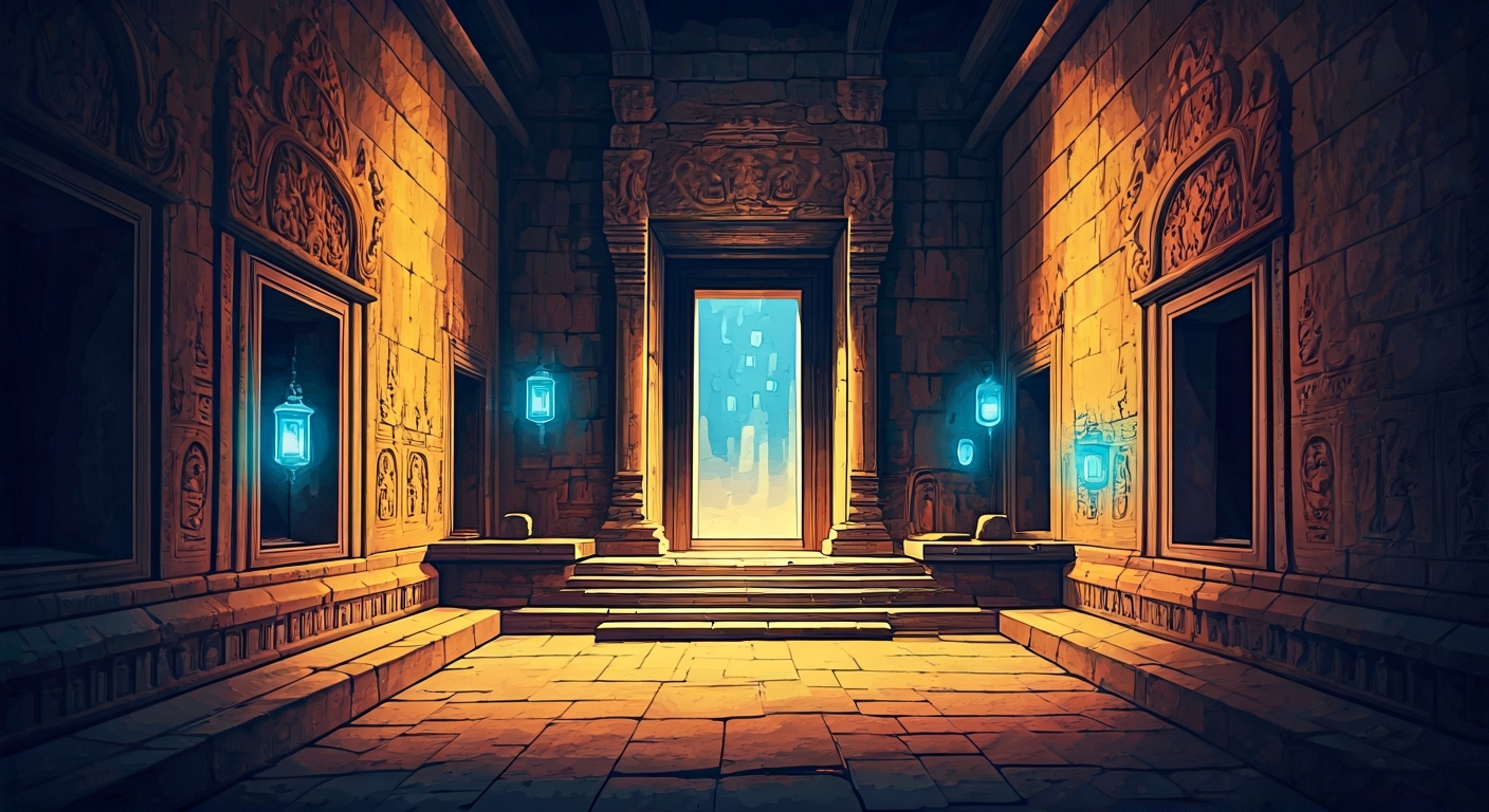 Deep within ancient ruins, you follow the ethereal glow of Boo as they lead you through a mysterious labyrinth of their own design. Every turn reveals new surprises - some startling, some delightful - as your ghostly guide tests your courage and wit. Despite their scary appearance, Boo seems genuinely invested in your progress, offering cryptic clues with a mix of playful giggles and theatrical flair.