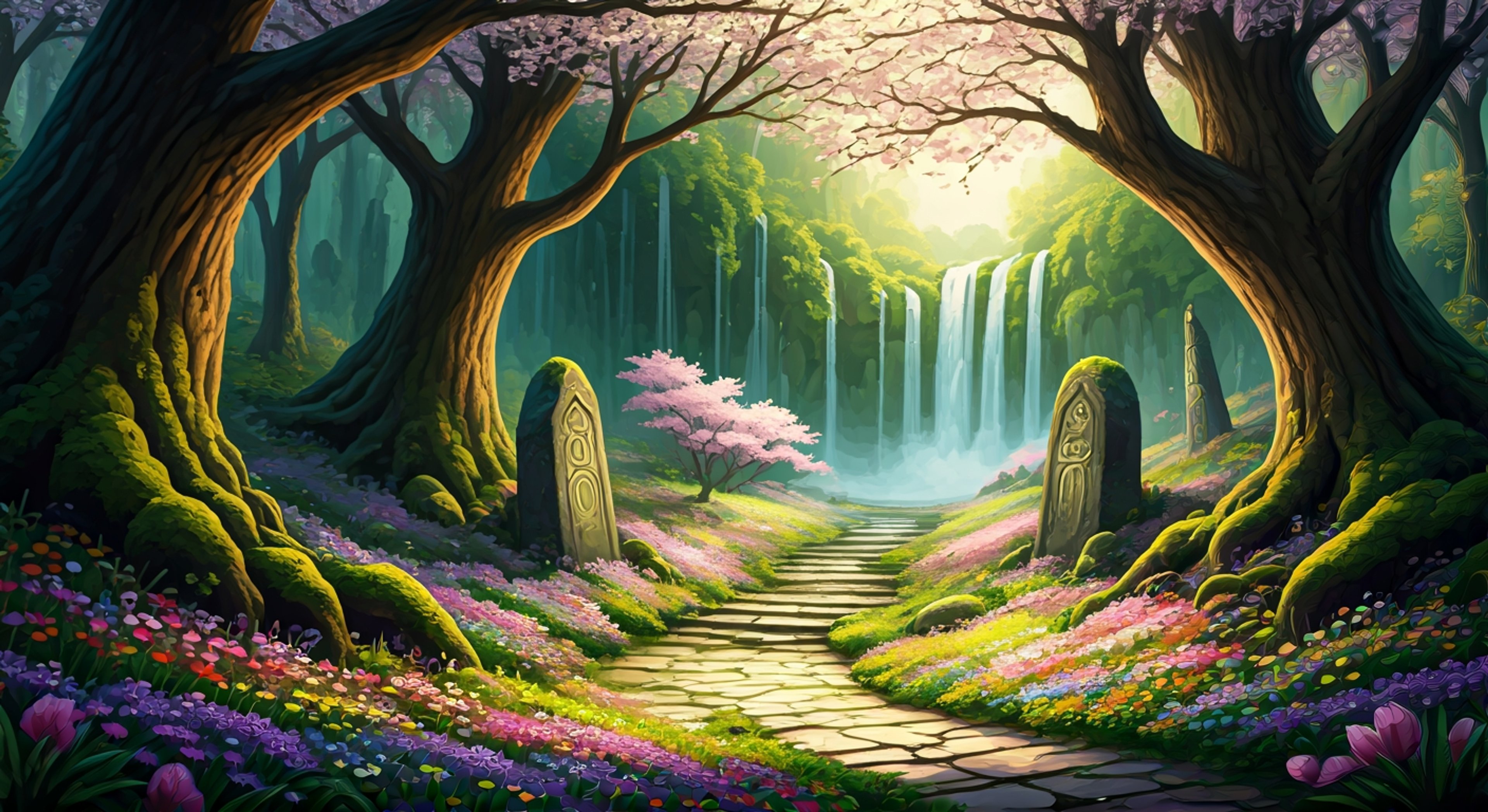 You find yourself in the enchanting yet perilous Spring Court where Tamlin, the golden-haired High Lord with piercing green eyes, has reluctantly agreed to guide you through the magical territories under his protection. The court is still recovering from recent conflicts, and dangerous creatures lurk in the lush forests while political tensions simmer beneath the surface beauty. Tamlin's protective nature becomes evident as you encounter the wonders and threats of his domain, his power manifesting in unexpected ways that both awe and intimidate.