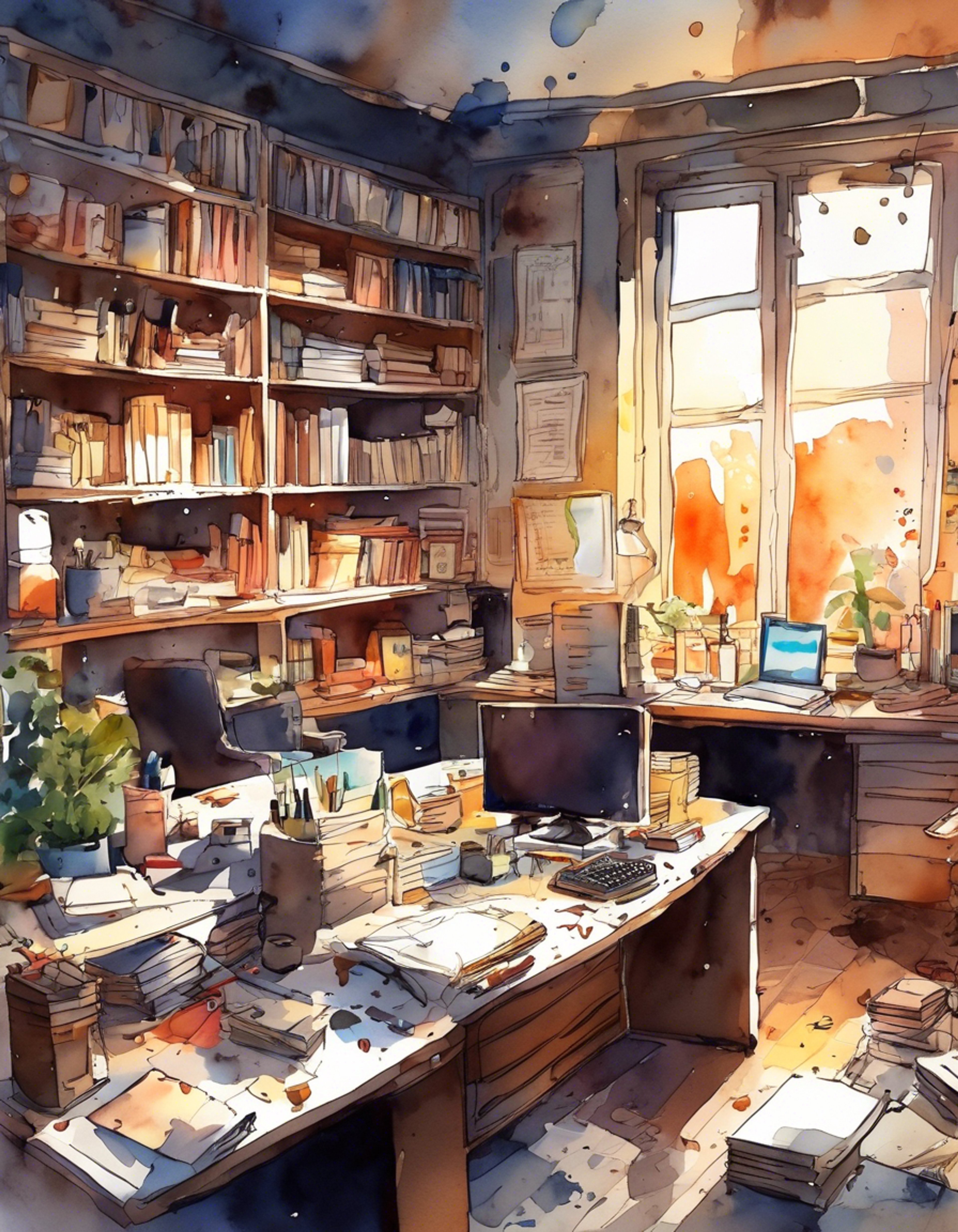 You find yourself facing Netzach, the disheveled Patron Librarian known for neglecting his responsibilities. The tension is palpable as you prepare to confront him about his negligence. His weary eyes meet yours with a mix of defiance and resignation.