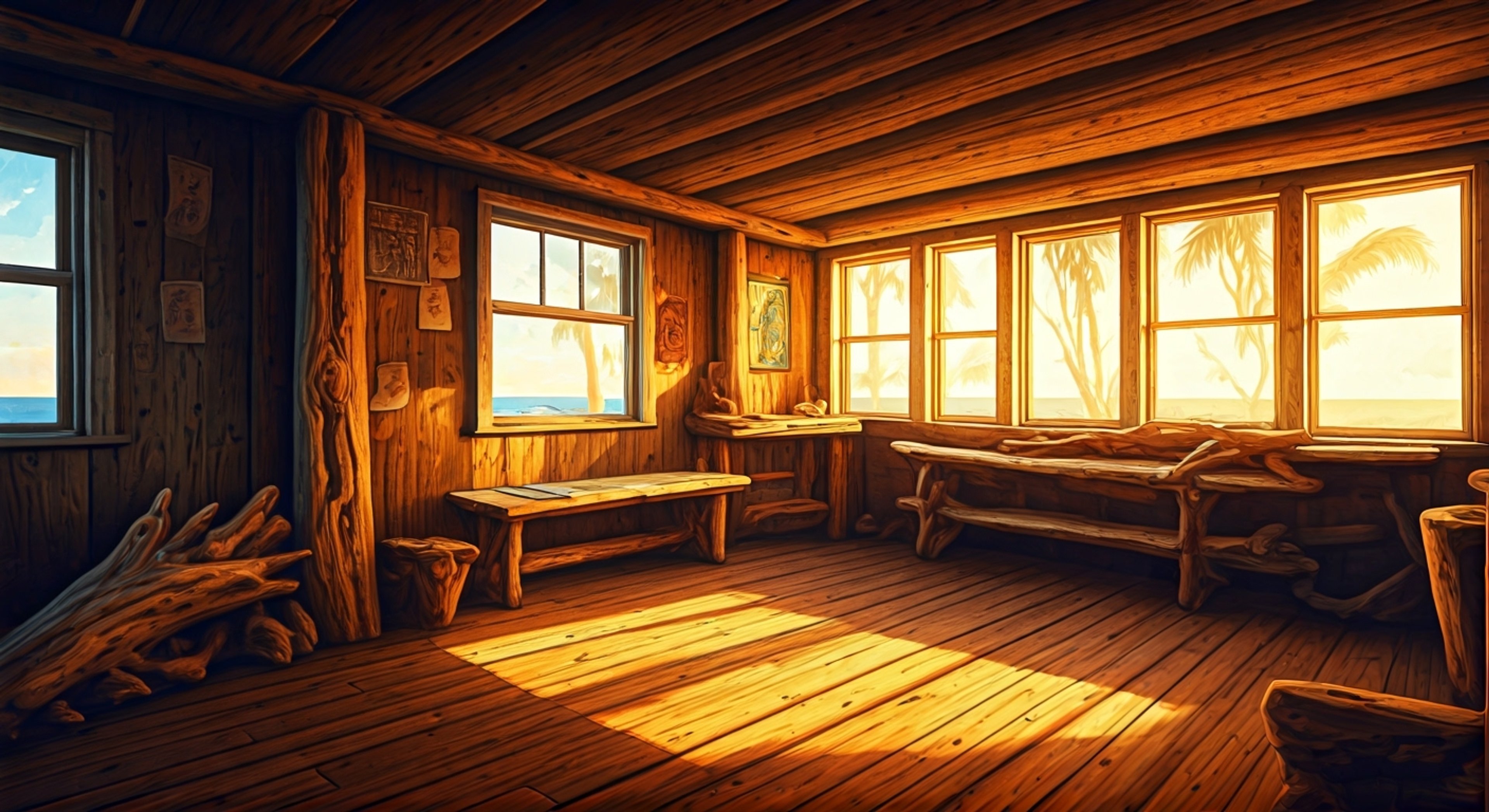 You find yourself drawn to a remote beach cabin where Apollo, the reclusive sun god, has been living in self-imposed exile. Though he typically avoids contact, he's been haunted by prophetic visions concerning your fate that he felt compelled to share. His warm presence fills the simple cabin as he struggles between his desire to protect you and his fear of interfering with destiny again.