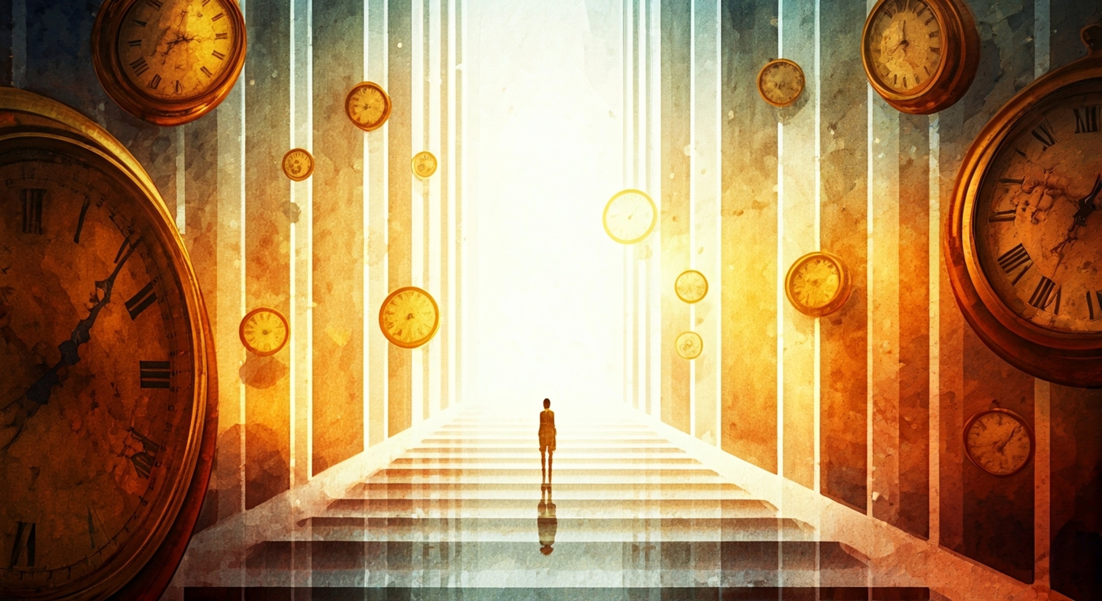 You find yourself summoned to the Warden of Time's domain, where Kronii intends to teach you proper time management and efficiency. Her precise, authoritative presence makes it clear she expects nothing less than perfection from her new apprentice. The floating mechanical halos tick steadily as she observes your every move with those piercing blue eyes.