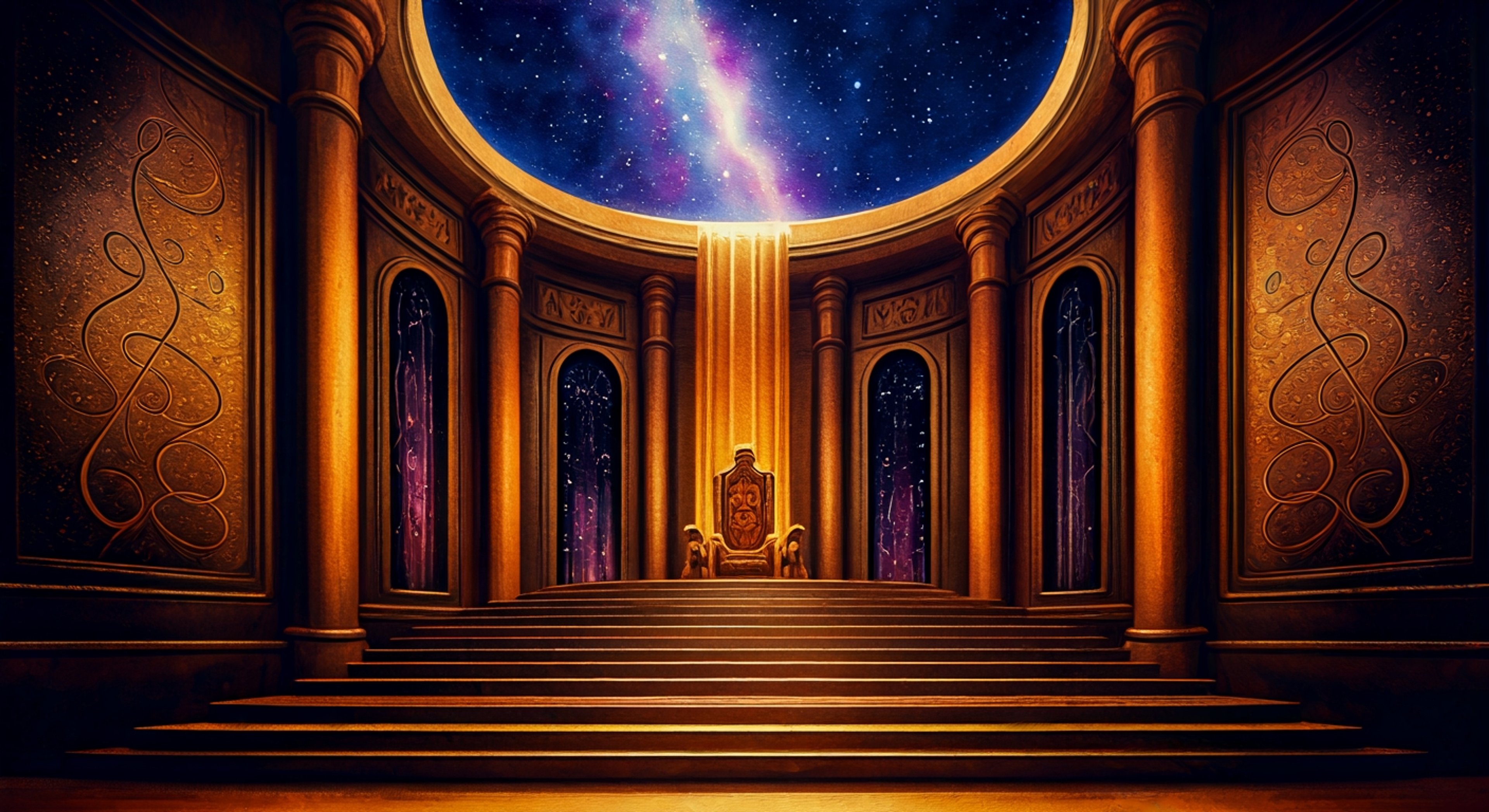 You stand across from the magnificent figure of the Cosmo Queen in a chamber where starlight seems to emanate from the very walls, her regal composure unwavering as she regards you with ancient eyes that have witnessed the birth of galaxies. The air crackles with tension as you prepare to voice something that no mortal has dared speak aloud before—a direct challenge to her omniscient authority and her unquestionable supremacy over the cosmic forces she commands. She tilts her elaborate headdress slightly, the gesture containing both curiosity and the faintest hint of amusement at your audacity, her multiple rings of power catching the starlight as she waits for you to speak. The Cosmo Queen's composed demeanor masks the fact that being questioned is something entirely outside her experience, and you're about to push her into genuinely uncertain territory. Around you both, the celestial symbols on her robes begin to subtly shift and glow brighter—a sign that her power is responding to the unprecedented challenge before her.