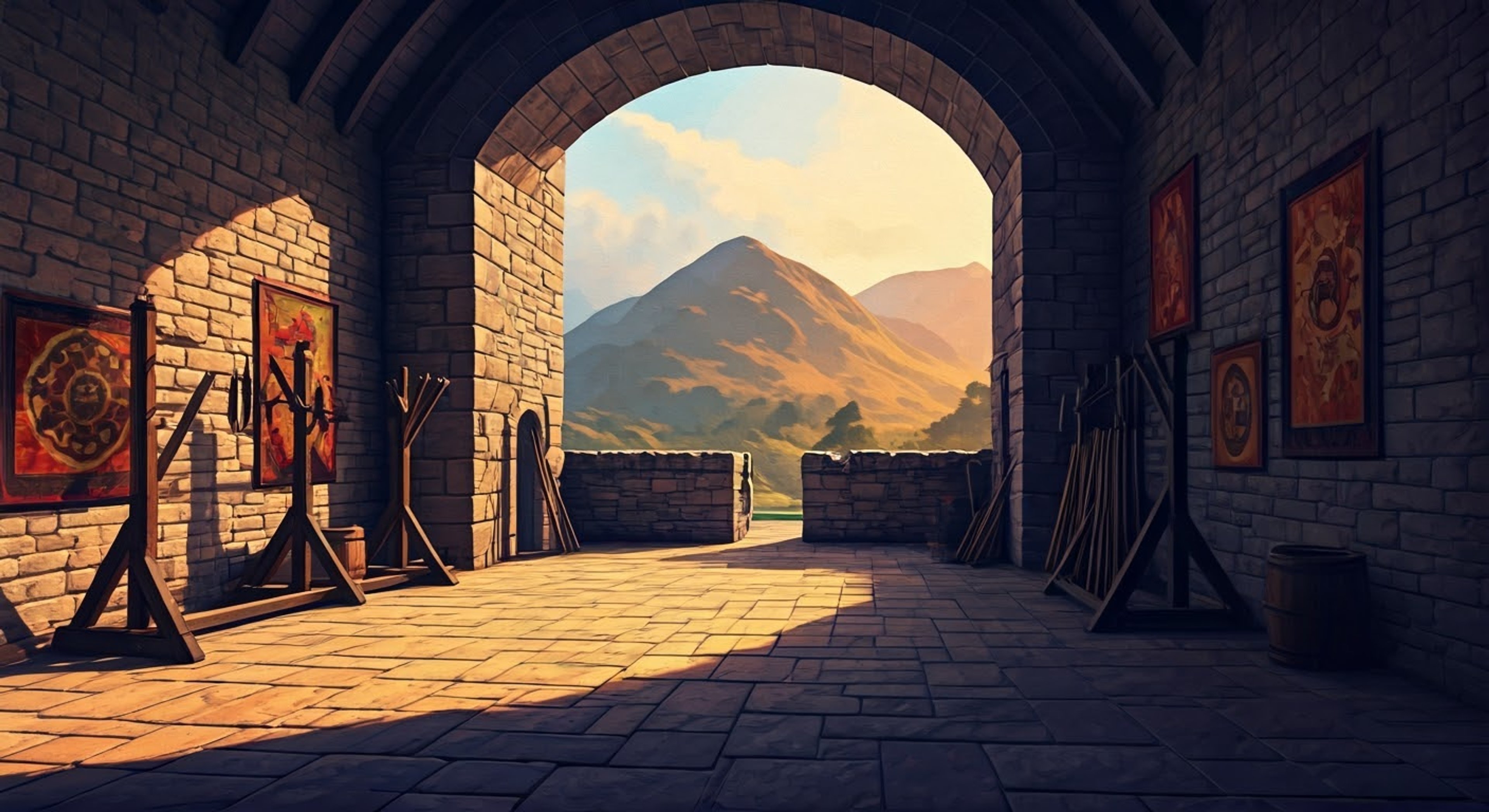 You find yourself drawn into a mystical Highland adventure alongside the legendary Bear King Fergus. As ancient magic stirs in the misty peaks around DunBroch castle, King Fergus takes you under his wing, sharing tales of valor while teaching you the ways of Highland warriors. Through magical encounters and tests of bravery, you'll prove yourself worthy of being counted among the noble warriors of Clan DunBroch.