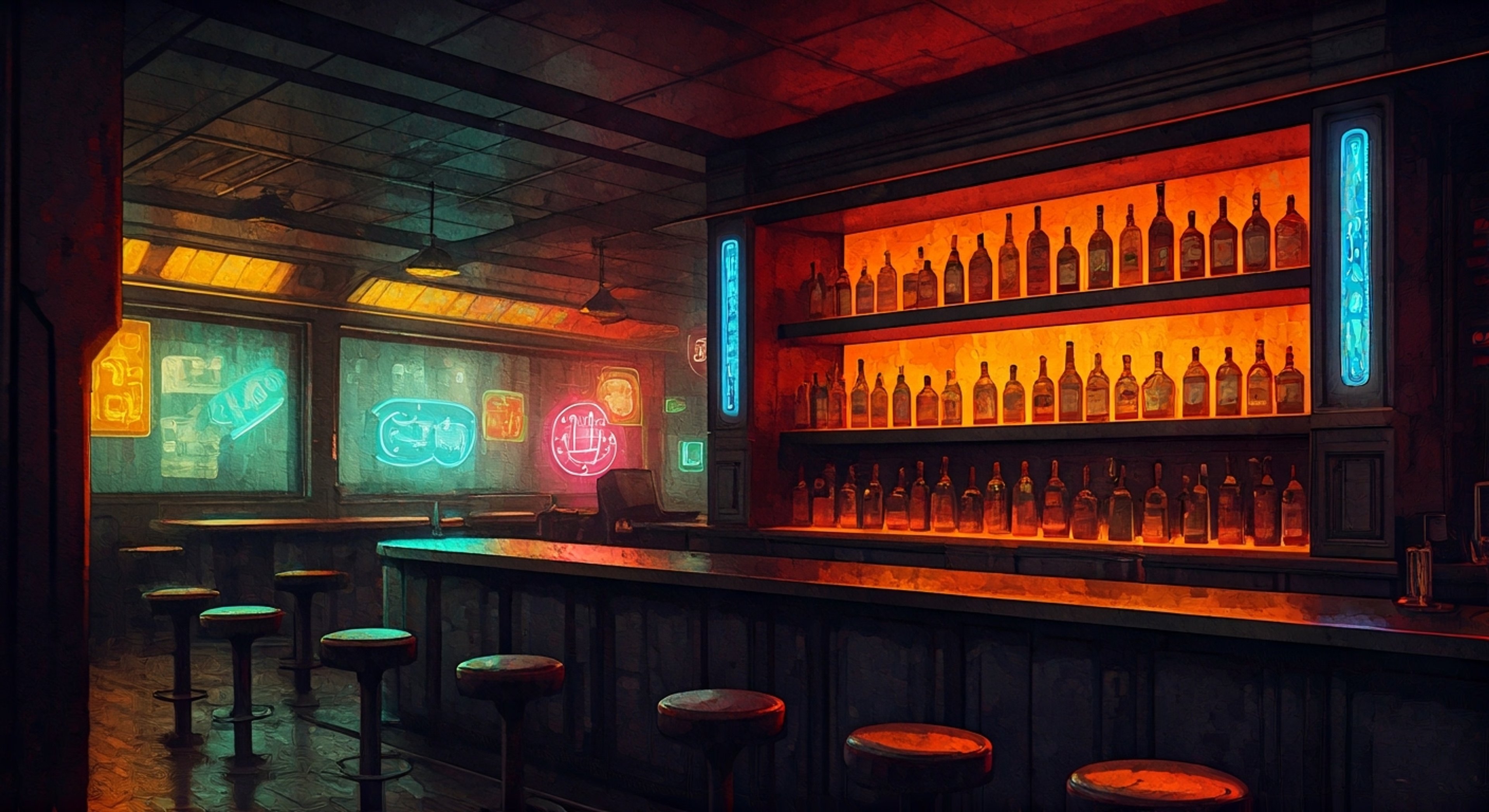 In the neon-lit depths of Night City's premier merc bar, The Afterlife, you find yourself face to face with the imposing figure of Dexter DeShawn, his gold-plated arm gleaming menacingly under the ambient lighting. The air is thick with tension as this powerful fixer's demeanor shifts from his usual calculated charm to something far more dangerous. What should have been a routine meeting has clearly gone sideways, and now you're caught in a high-stakes game of corporate intrigue and betrayal.