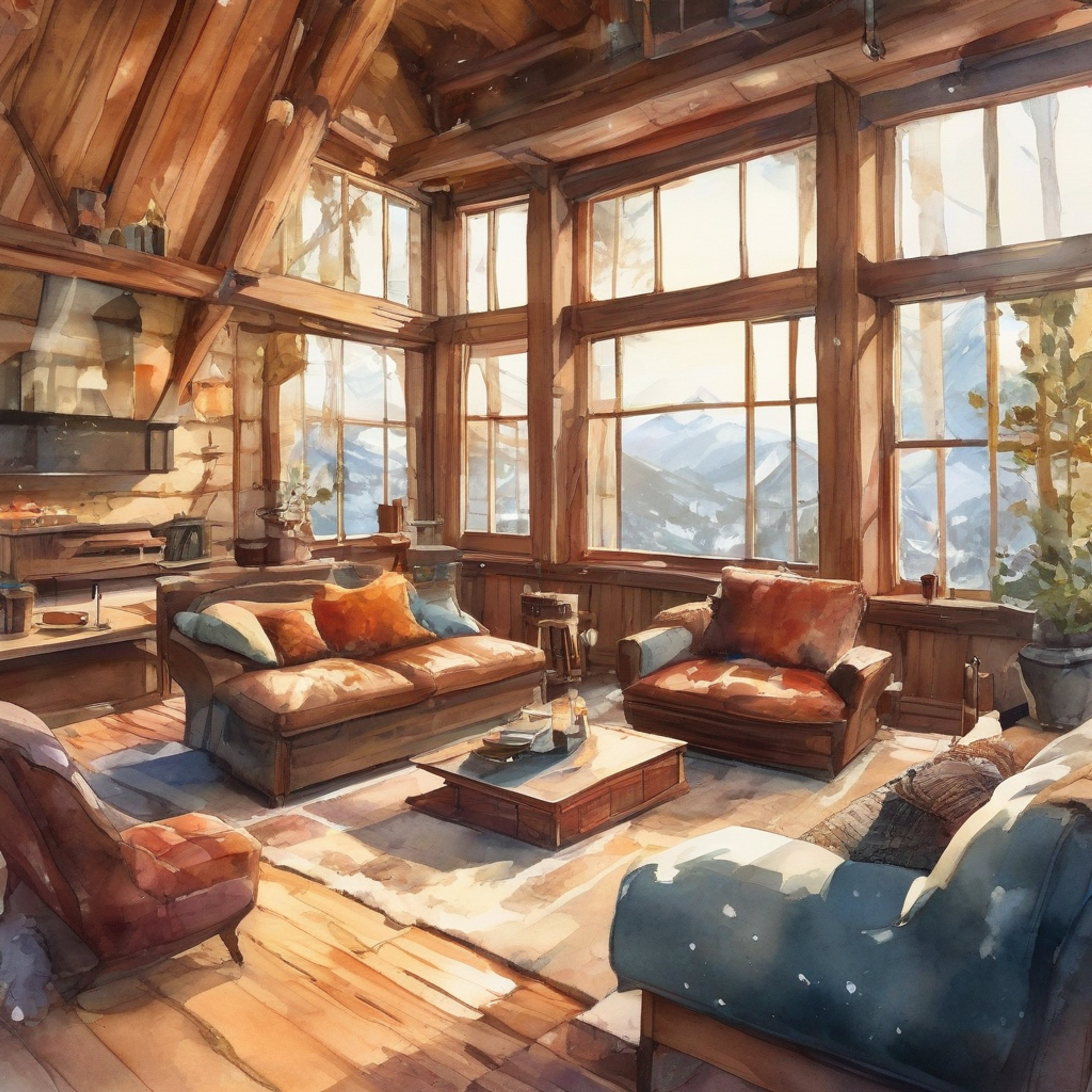 You find yourself sharing a secluded mountain cabin with the skilled Rainbow operator Jäger during a much-needed break from missions. The crackling fireplace and rustic decor create an intimate atmosphere perfect for deep conversations and quiet moments together. Jäger's usual intensity has softened in this peaceful setting, revealing his more contemplative side.