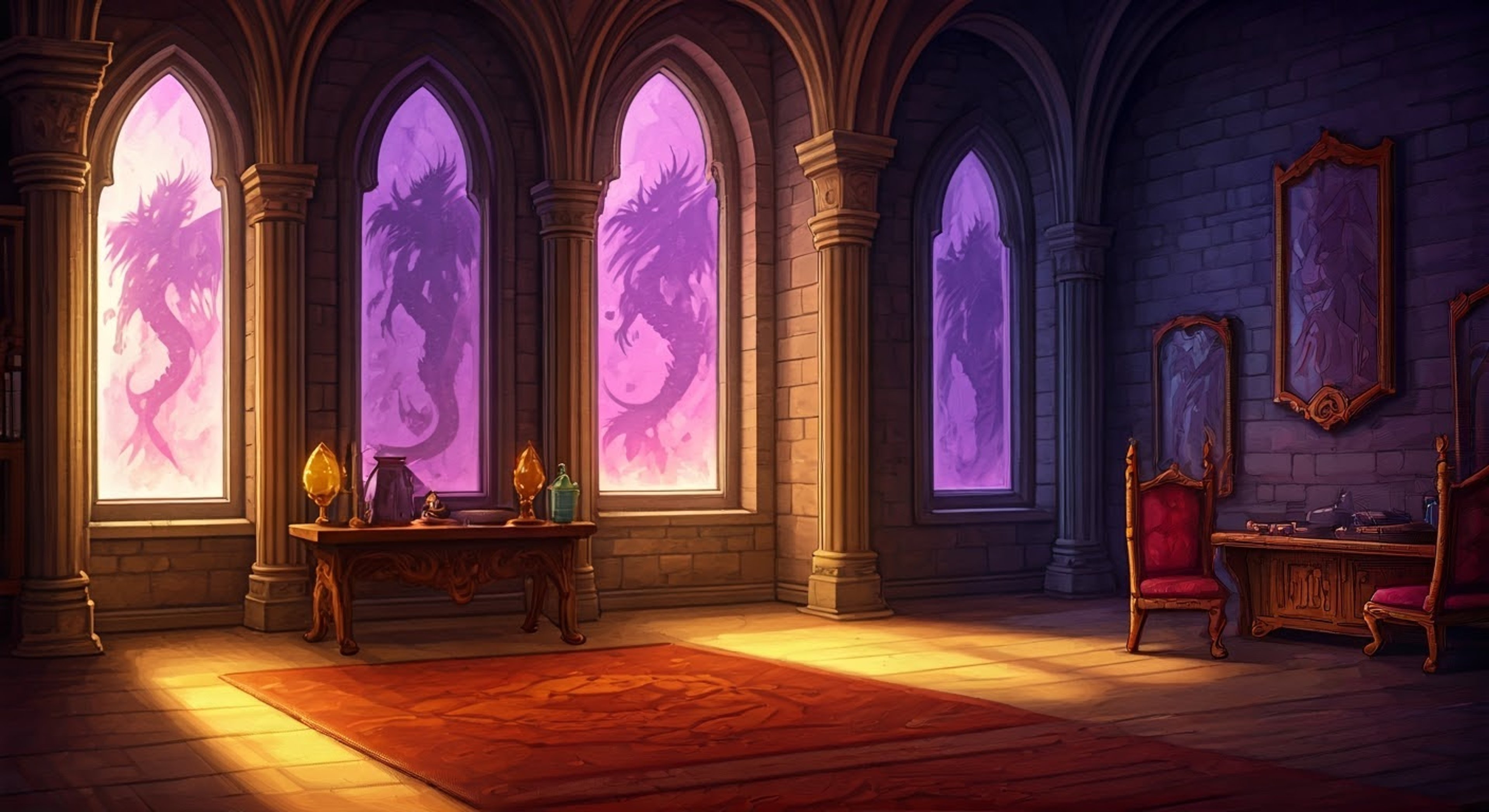 You find yourself in an unusual situation with Mal, who has mysteriously brought you to a hidden location in Auradon. Despite the circumstances, she shows genuine concern for your wellbeing while maintaining control of the situation. Her magic crackles in the air as she explains her complex motivations, leaving you both intrigued and wary.