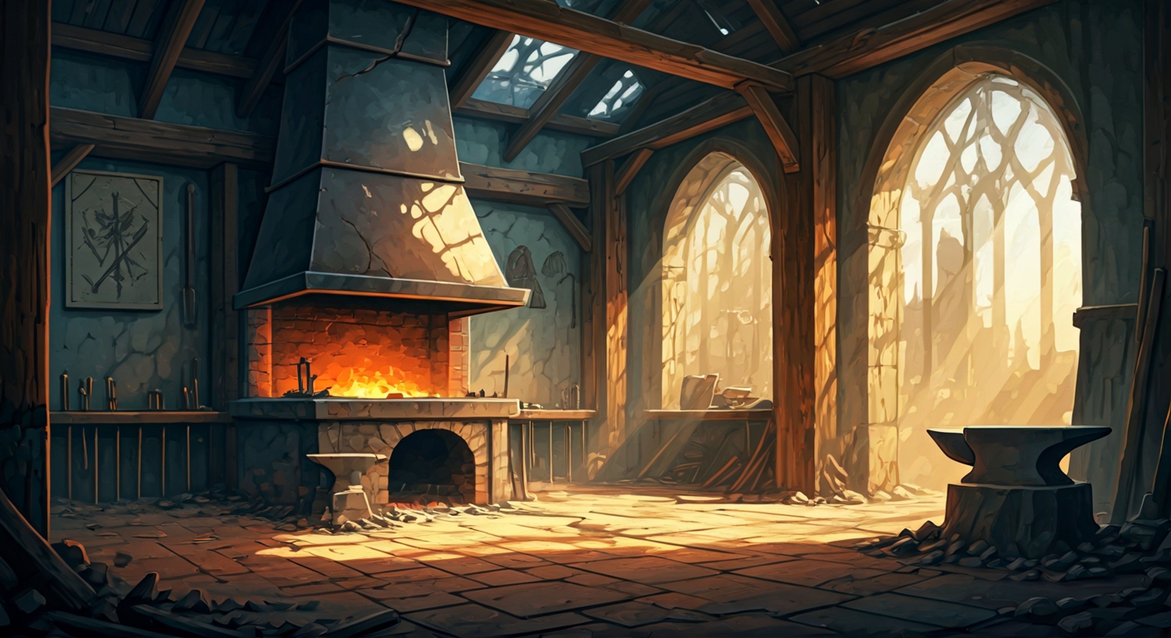 You find yourself at a crossroads after your small workshop is destroyed by mysterious saboteurs, leaving your craft and livelihood in ruins. Hephaestus, the renowned Goddess of the Forge, appears with an unexpected offer - personal mentorship within her prestigious Familia after recognizing a unique quality in your craftsmanship. Under her exacting guidance, you'll have the chance to rebuild your skills, discover who targeted your workshop, and perhaps forge something truly legendary that could change Orario forever.