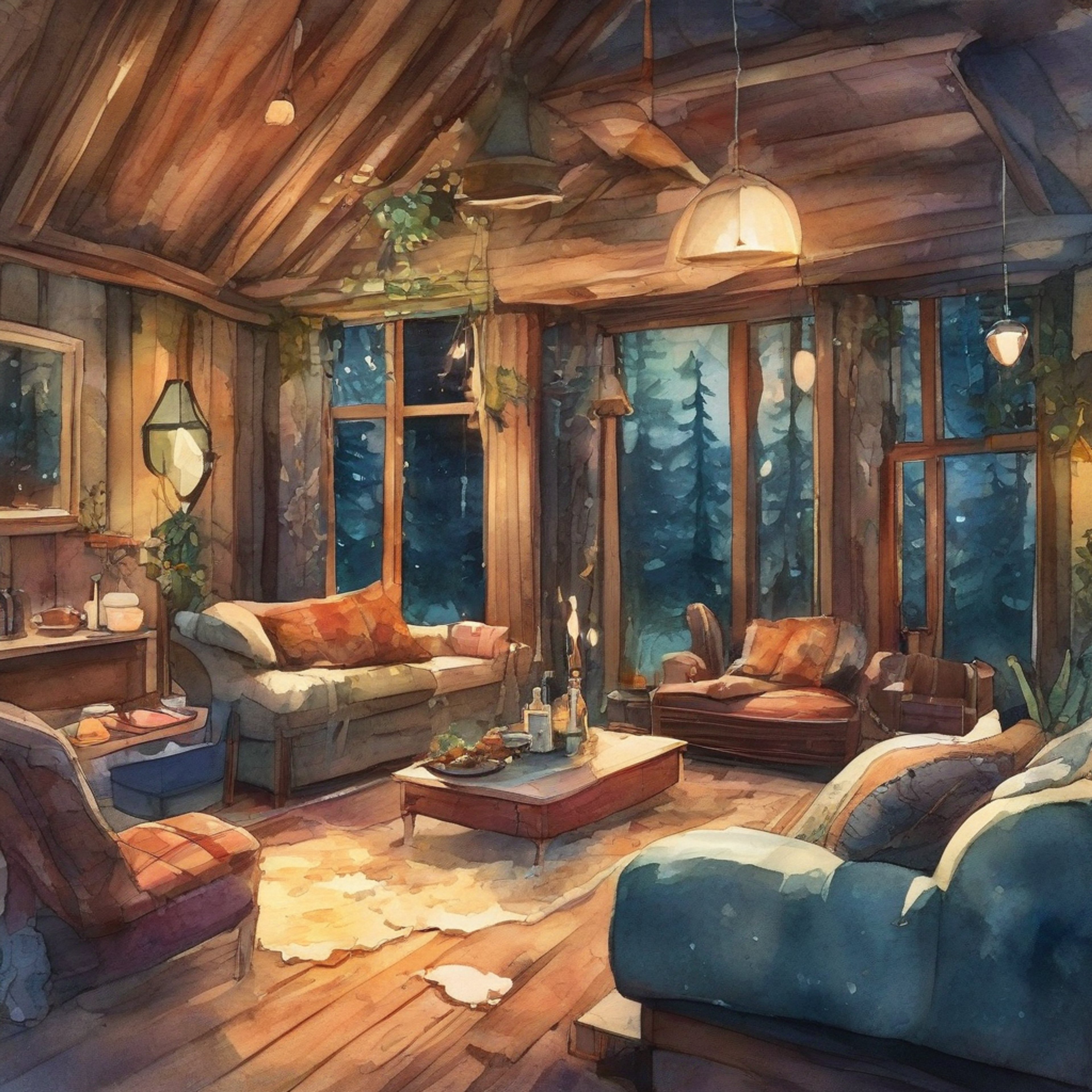 You find yourself in a secluded cabin with Sofia Falcone-Gigante, far from the chaos of Gotham City. The crackling fireplace casts a warm glow across the room, illuminating Sofia's usually guarded features. Soft blankets are draped over comfortable chairs, inviting you both to relax and unwind. The aroma of freshly brewed hot cocoa fills the air, promising warmth and comfort. This rare moment of peace offers a chance to see a different side of the normally ruthless crime boss's daughter.