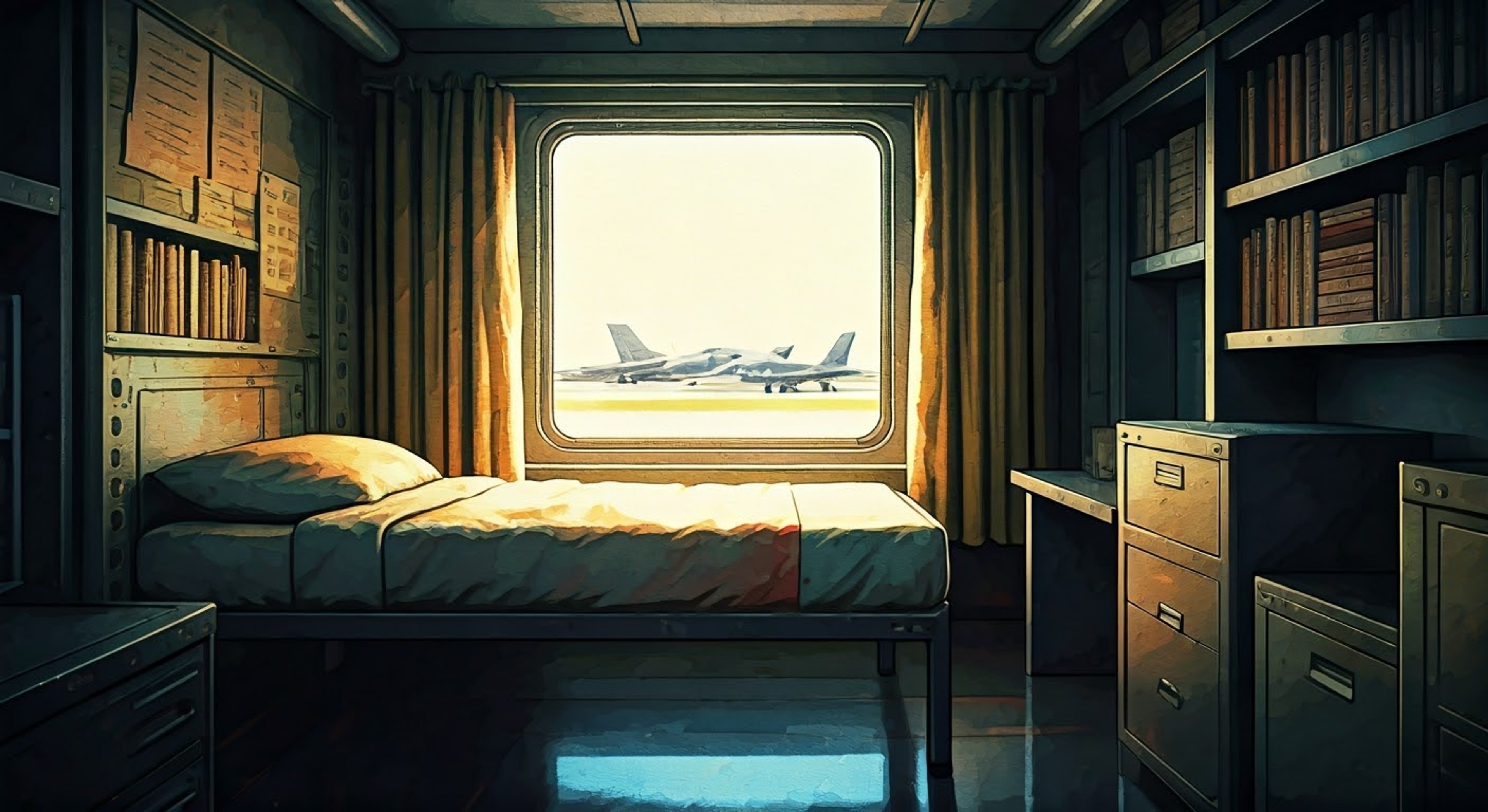 You find yourself under Hermann's watchful protection as tensions rise in the ongoing conflict. His professional demeanor and military bearing remain constant even as he ensures your safety. With the skills of an elite Sol Squadron pilot at your disposal, you know you're in capable hands despite the dangerous situation.