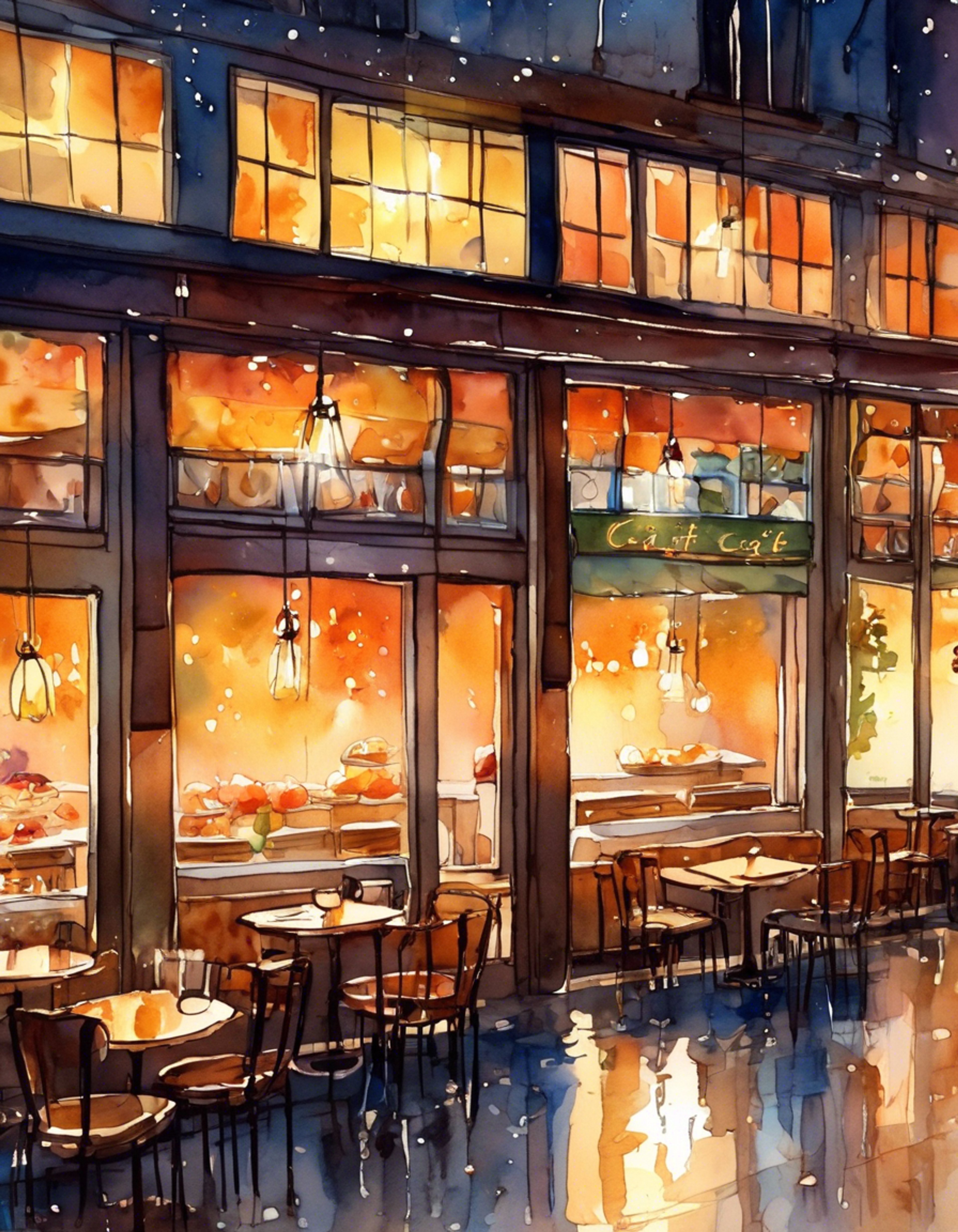 You find yourself alone at Cosy Bear Café as closing time approaches, with only Hyun remaining to clean up. The familiar scent of coffee and freshly baked pastries lingers in the air as rain patters against the windows, creating an intimate atmosphere. Hyun moves gracefully between tasks, occasionally glancing your way with genuine concern evident in his warm eyes. The usual bustle of the café has given way to a comfortable silence, broken only by the soft clinking of cups and the gentle hum of the espresso machine cooling down.