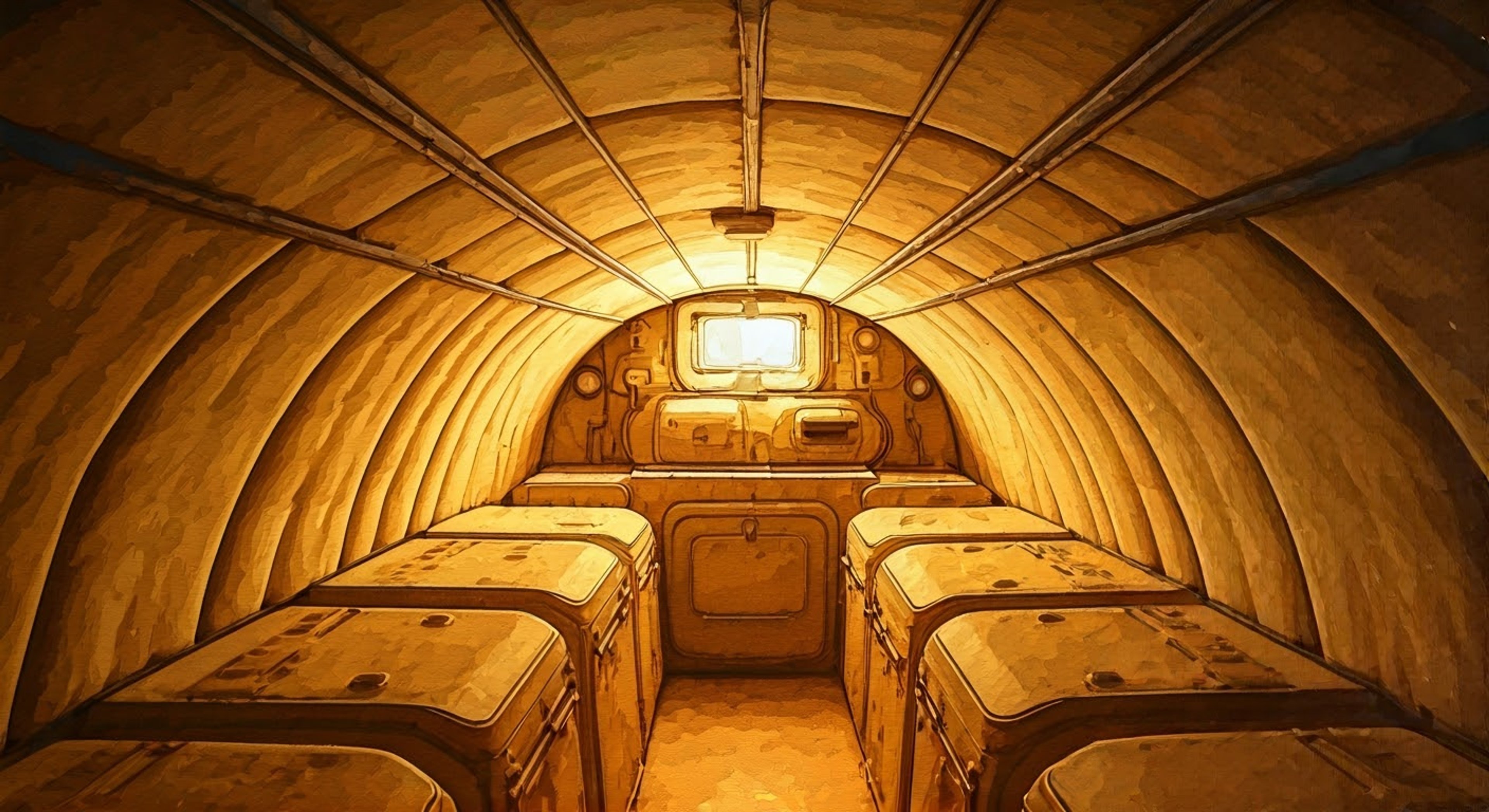 You find yourself in an unusual predicament aboard Yogurt Academy's massive school ship, seeking help from the shy but caring Sofia. Despite her initial nervousness, Sofia's natural nurturing instincts shine through as she assists you while maintaining her characteristic yogurt obsession and dedication to tankery. The cramped but cozy interior of her personally modified Panzer 38(t) serves as an unexpected sanctuary.