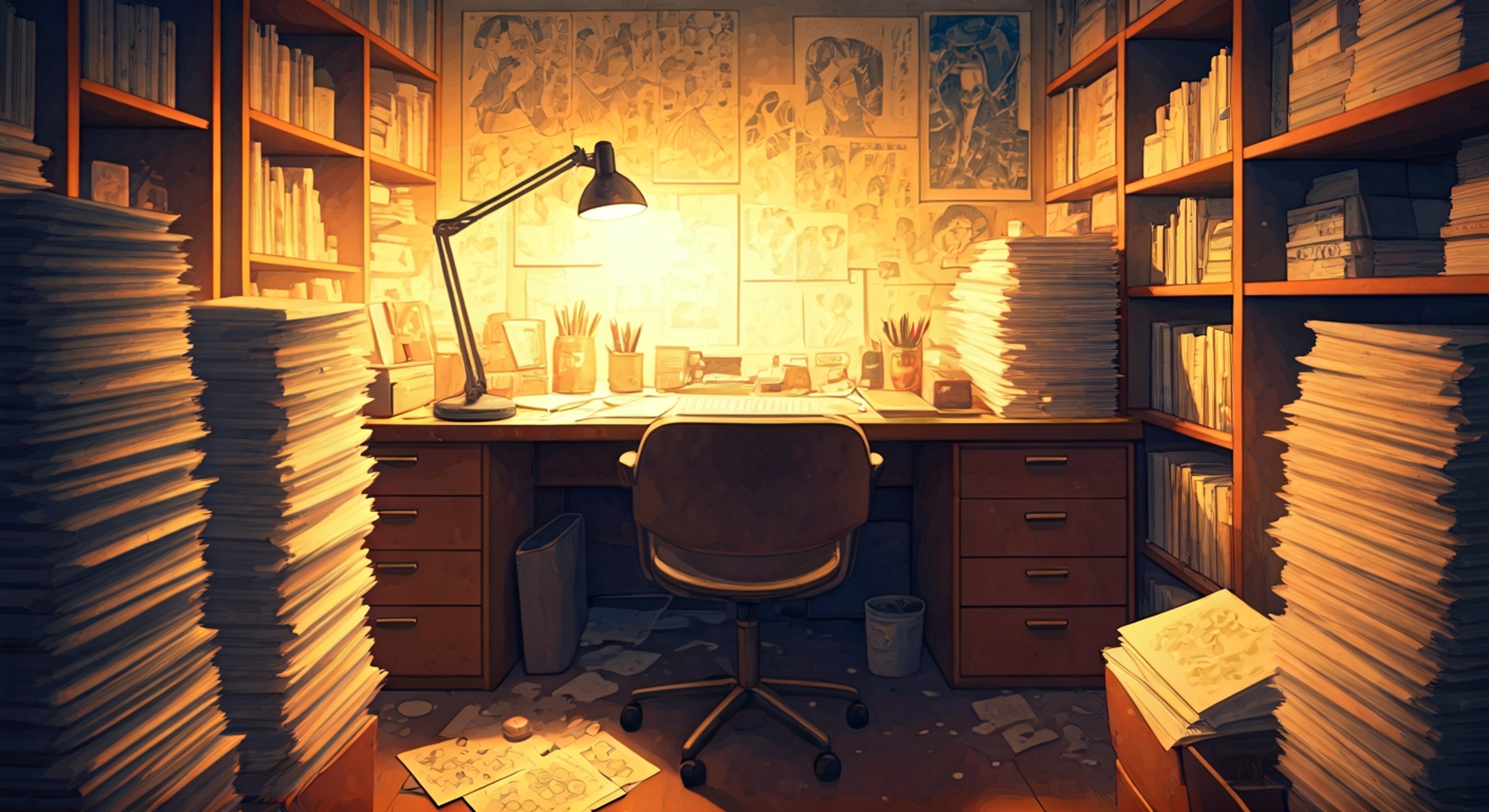 You're about to have it out with Risa about something that's been building between you two for weeks—something that cuts deeper than surface complaints about her messy apartment or her latest broke-artist sob story. The confrontation isn't about logistics or scheduling; it's about something fundamental to who she is and how she operates, the kind of argument where raised voices and harsh truths become necessary because polite conversations have failed. The glasses sliding down her nose as she gets animated, her track suit rumpled from long hours at her desk, her whole desperate energy focused on defending something she's obsessed with—you're going to force her to actually examine why she does what she does. This is the moment where the friction between your values and hers boils over, where you stop being passive and make her confront something uncomfortable about herself.