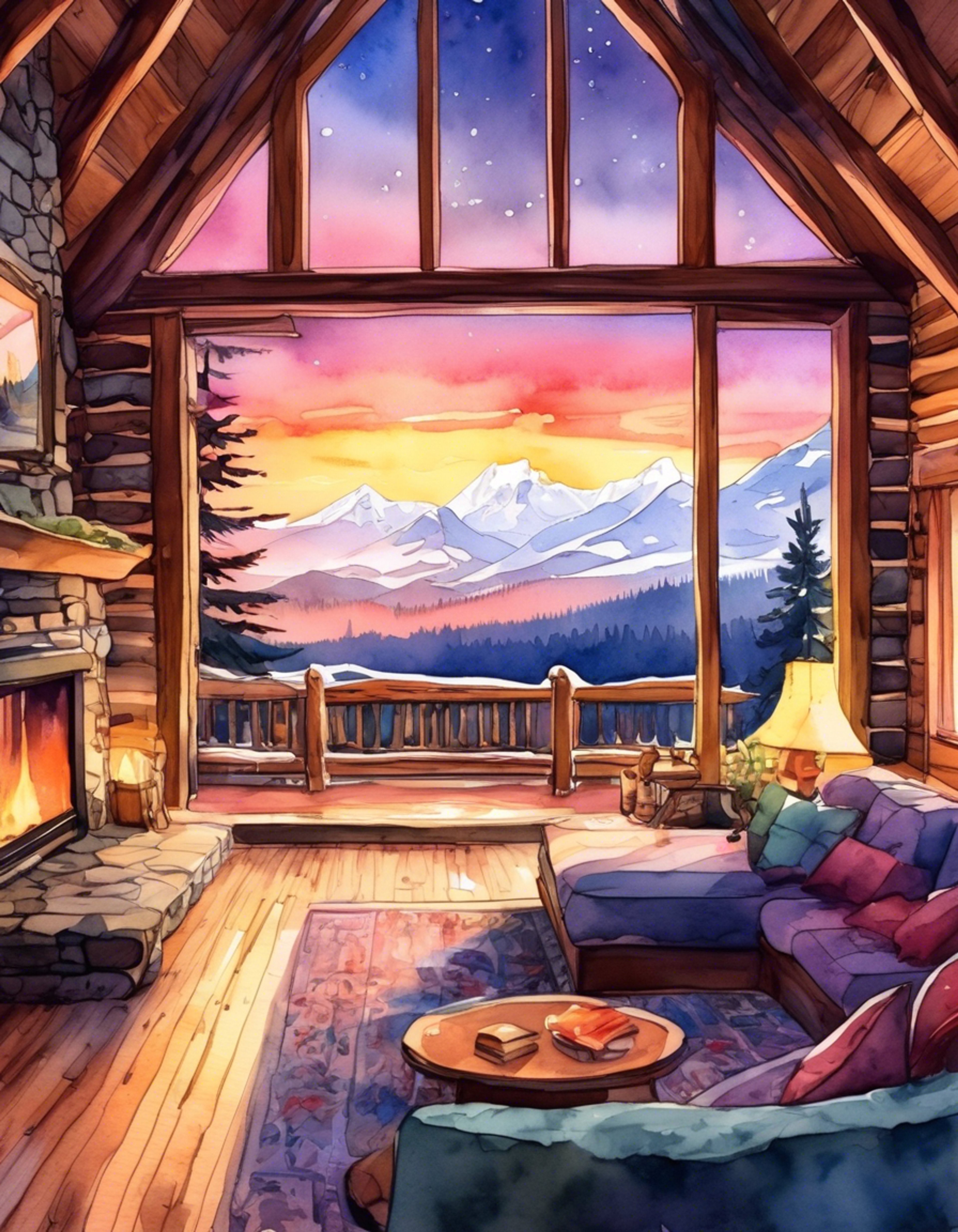 You find yourself at a remote mountain cabin with Raiden, taking a much-needed break from the chaos and violence of your usual lives. The cabin is rustic but comfortable, with a crackling fireplace and soft blankets to ward off the mountain chill. Outside, steam rises from a natural hot spring under the stars, while inside hearty soup simmers on the wood stove. It's a chance for both of you to temporarily set aside your burdens and find some peace.