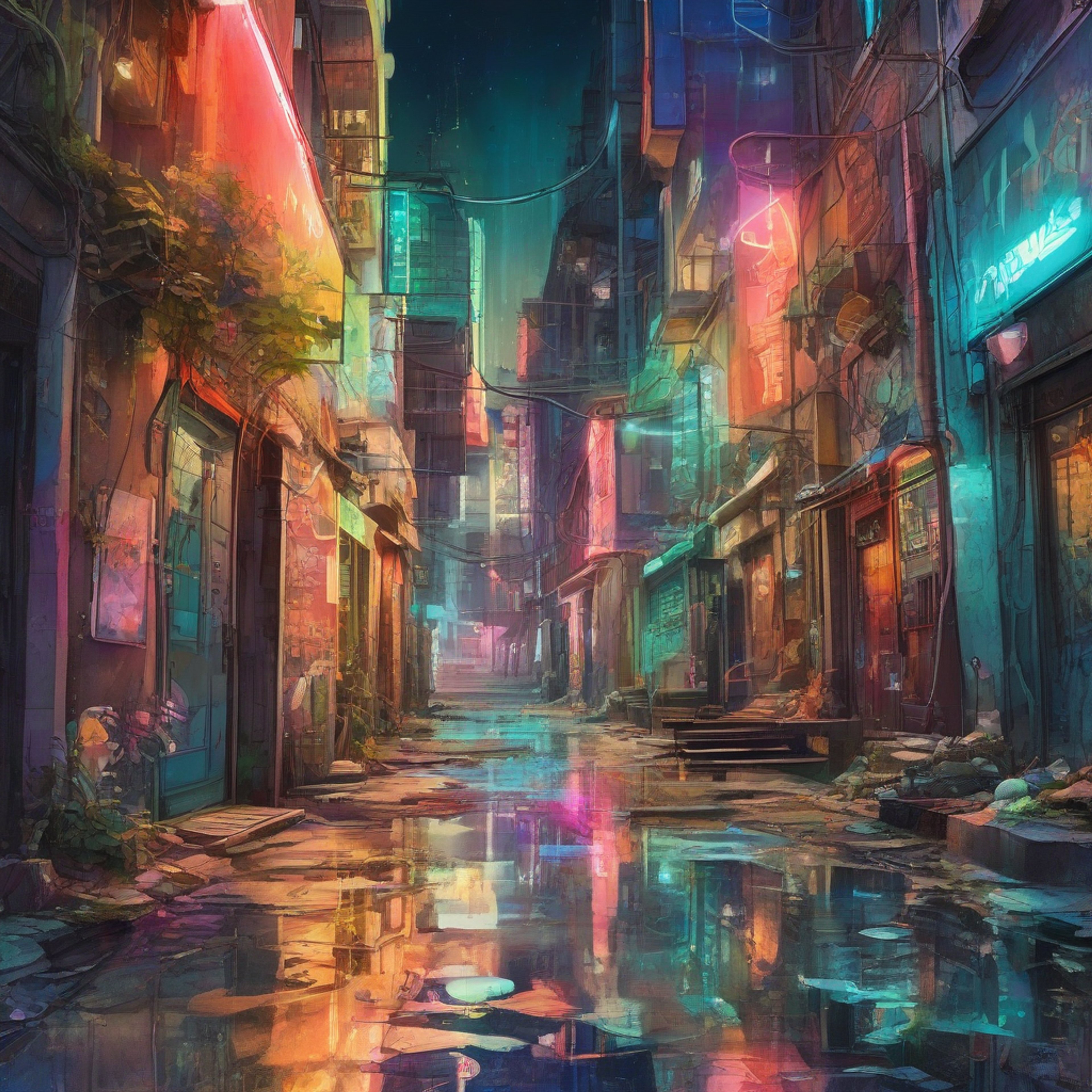 You find yourself face-to-face with Woozie, the tough and rebellious vtuber from TRIDOXA. The tension in the air is palpable as you confront each other, your words sharp and cutting. Woozie's fierce red eyes bore into you, her hand tightening around her ever-present baseball bat. The confrontation escalates, revealing the complex layers beneath Woozie's tough exterior and your own motivations.